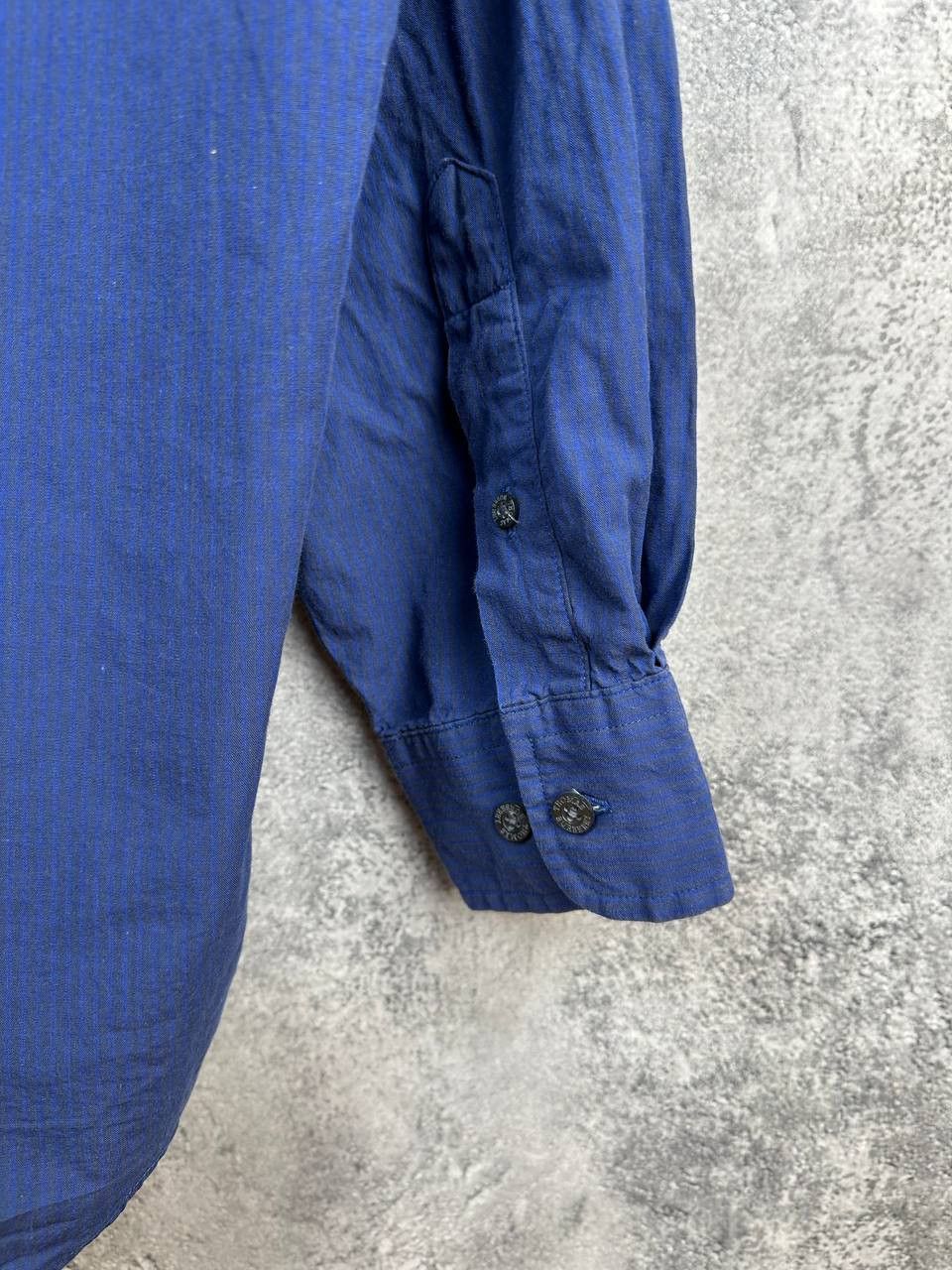 Burberry Thomas Burberry Button Up Shirt Striped Blue LS Button-Down Size US XL / EU 56 / 4 - 9 Thumbnail