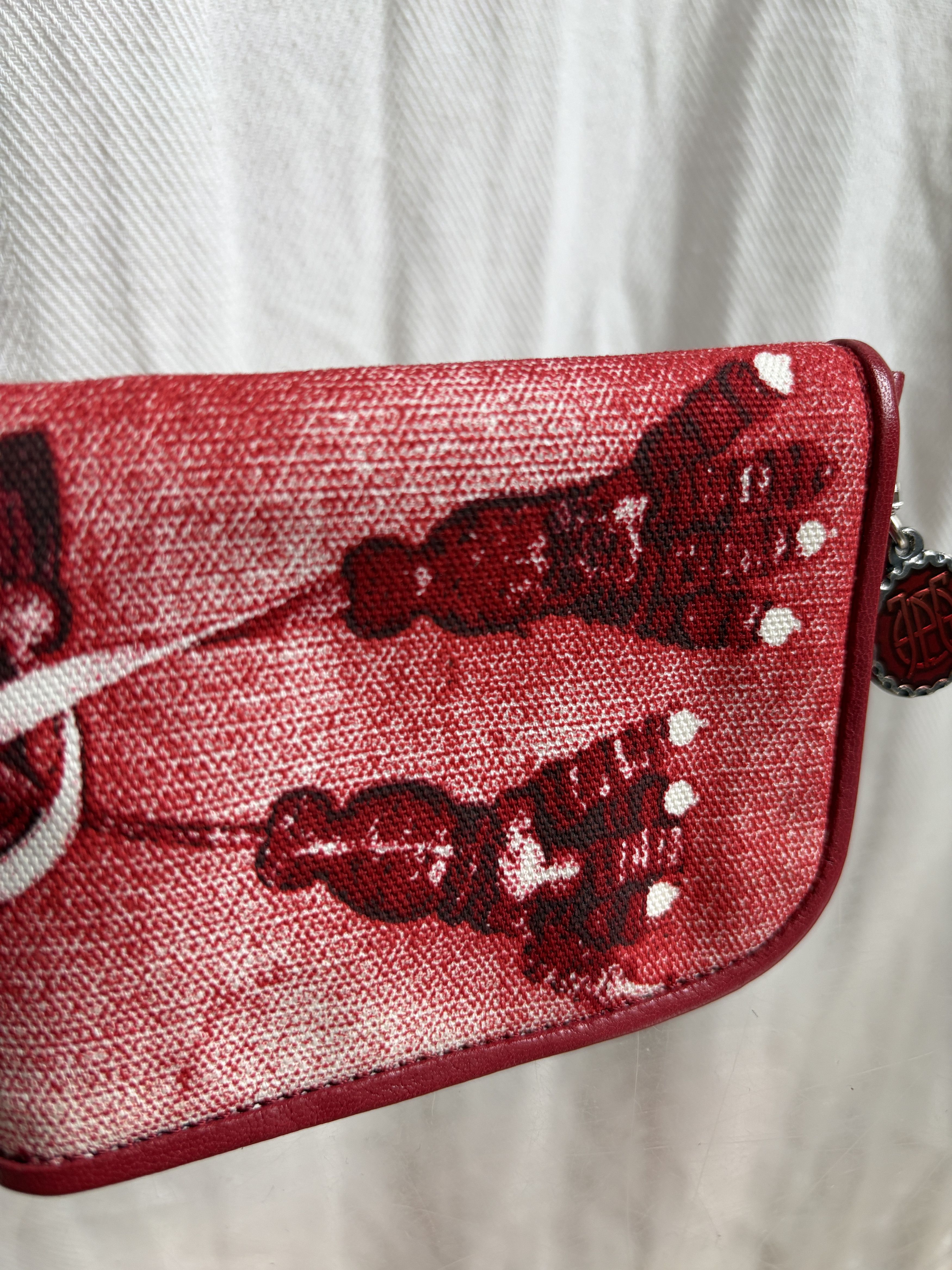 Jean Paul Gaultier 90s Pom Pom Canvas Wallet Size ONE SIZE - 3 Thumbnail