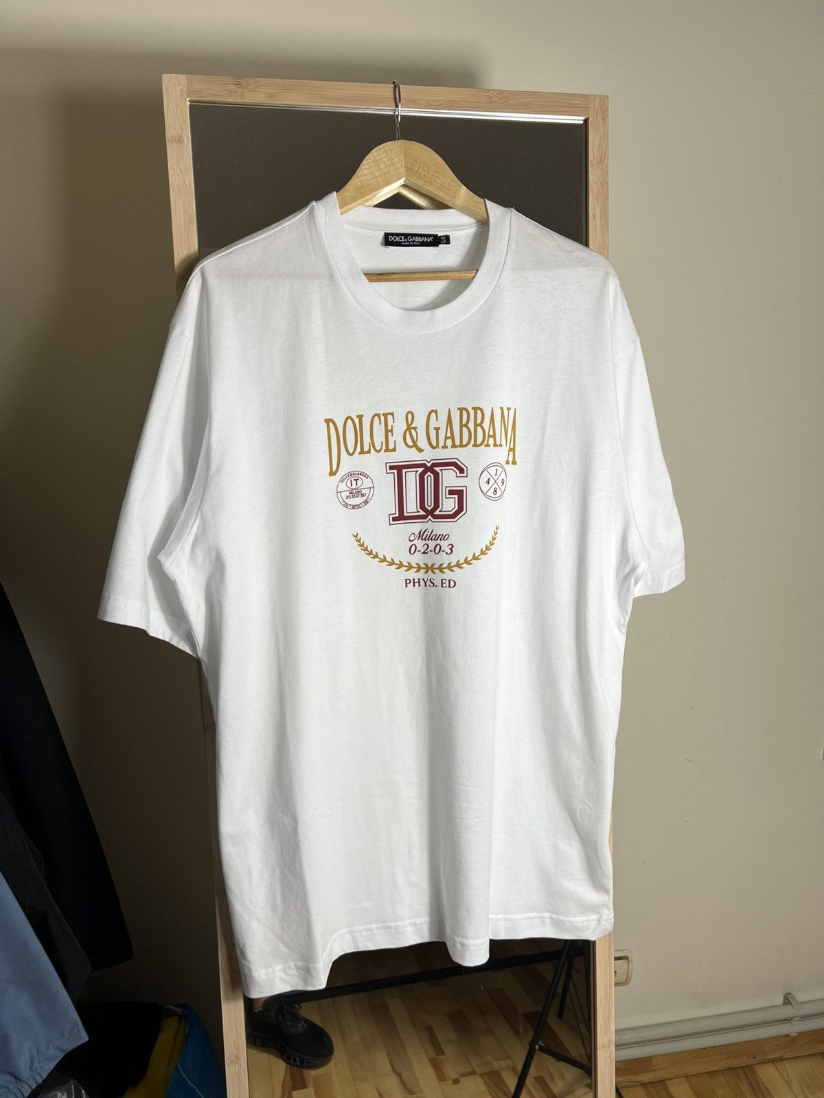 Dolce & Gabbana Dolce & Gabbana 54 big logo tee T-shirt Luxury Y2K Size US L / EU 52-54 / 3 - 1 Thumbnail