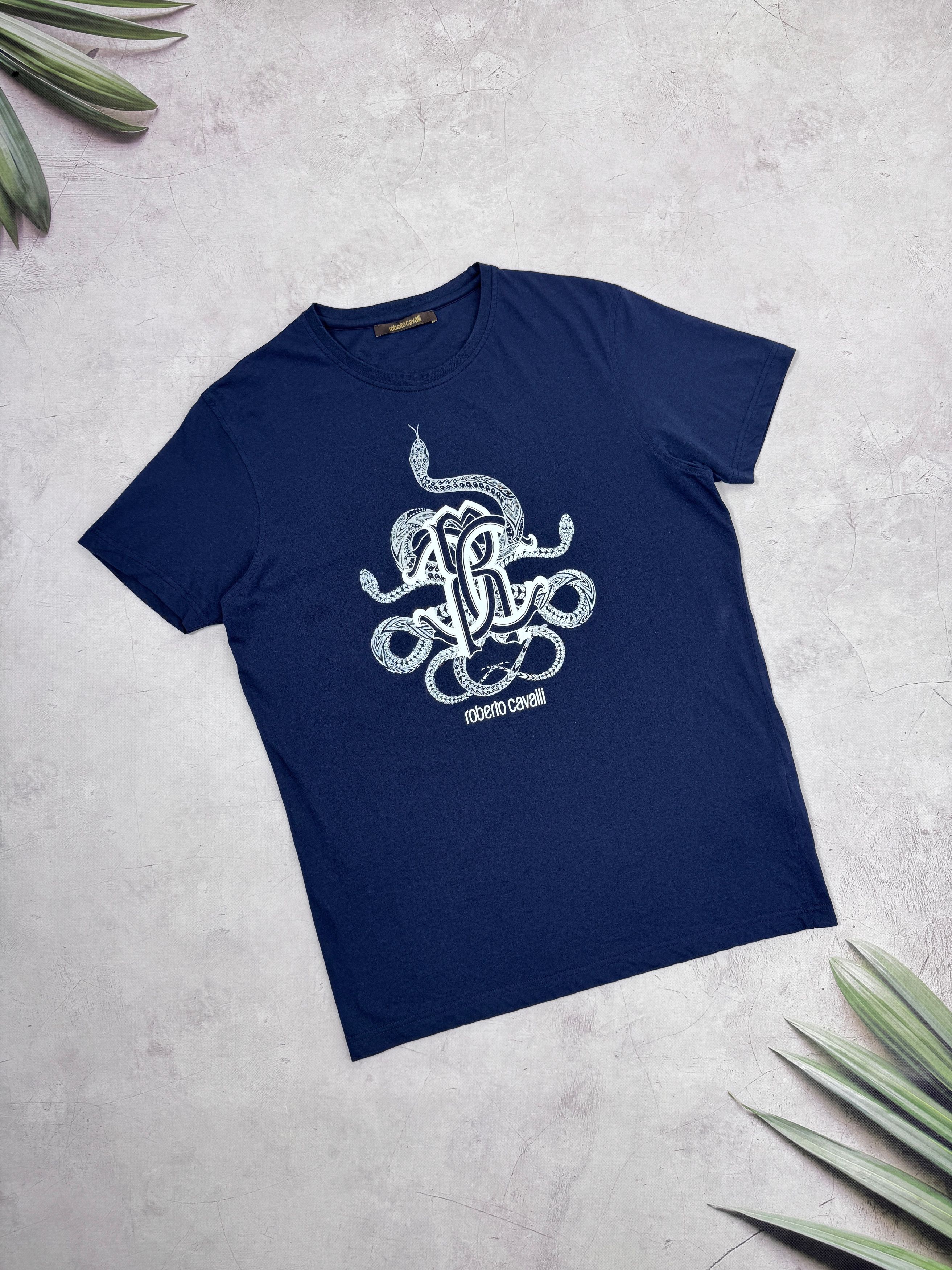 Roberto Cavalli Roberto Cavalli T-Shirt Snakes Logo Size US M / EU 48-50 / 2 - 3 Thumbnail
