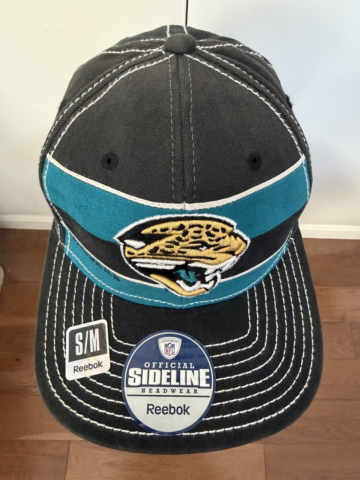 Reebok JACKSONVILLE JAGUARS REEBOK HAT CAP NFL SIDELINE ON FIELD Size ONE SIZE - 3 Thumbnail