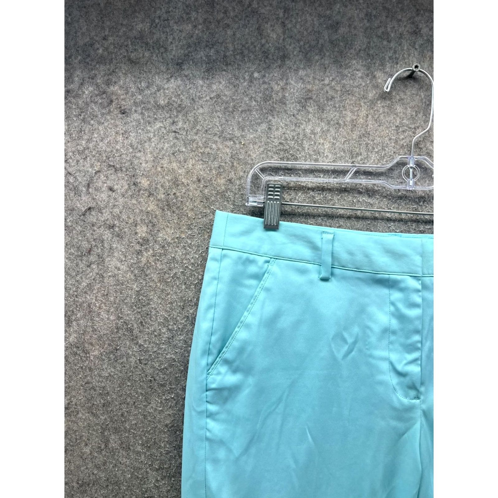 Vintage Greg Norman Shorts Womens 6 Blue Bermuda Stretch Golf Chino Casual Summer Size 28" / US 6 / IT 42 - 6 Thumbnail