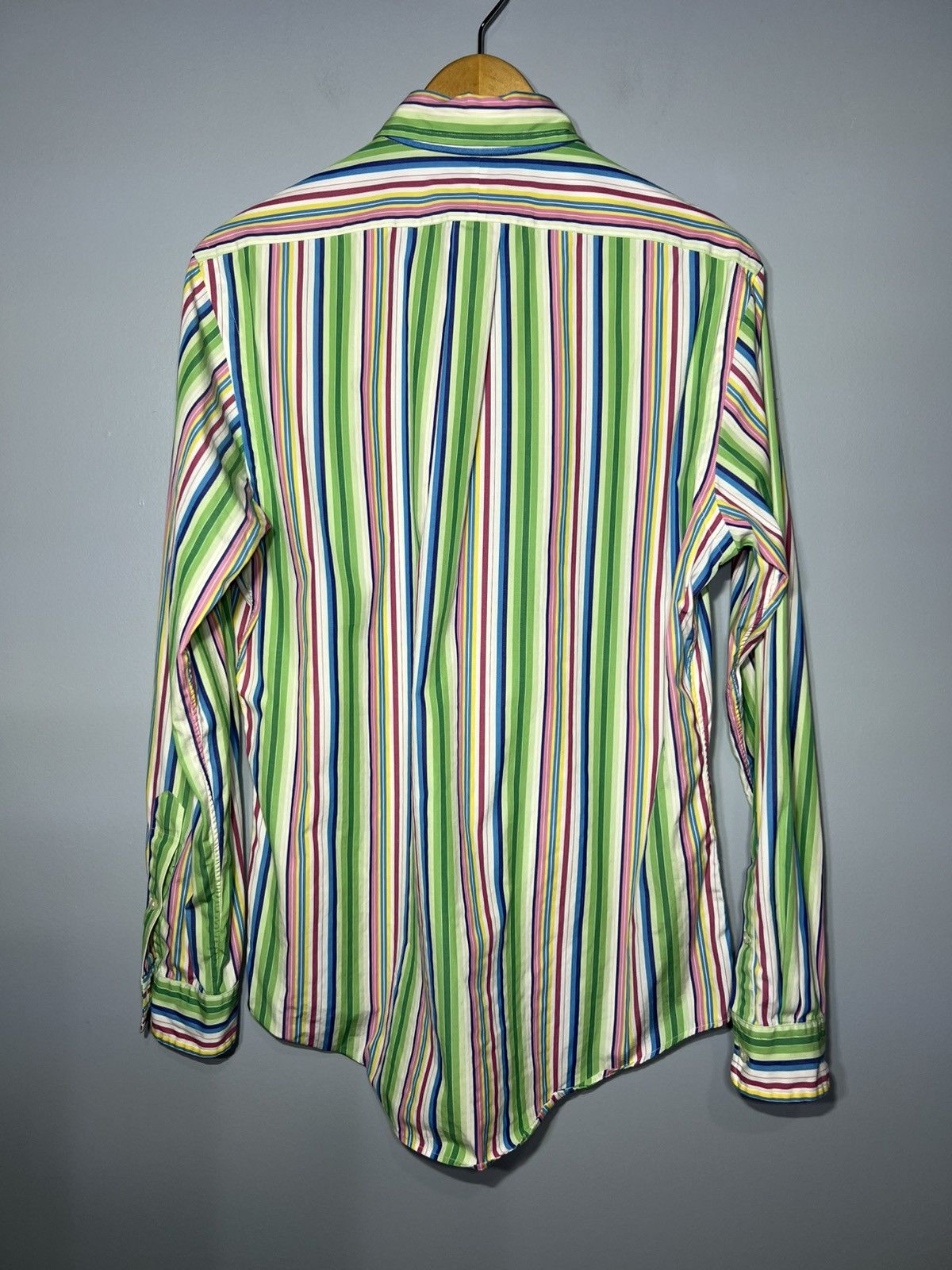 Polo Ralph Lauren VINTAGE Polo Ralph Lauren Shirt Sz M Candy Stripe Custom Fit Size US M / EU 48-50 / 2 - 4 Thumbnail