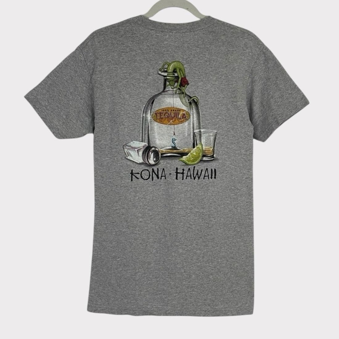 Other Kona Hawaii Grey Tequila Lizard Graphic Short Sleeve Tee Size S / US 4 / IT 40 - 1 Thumbnail