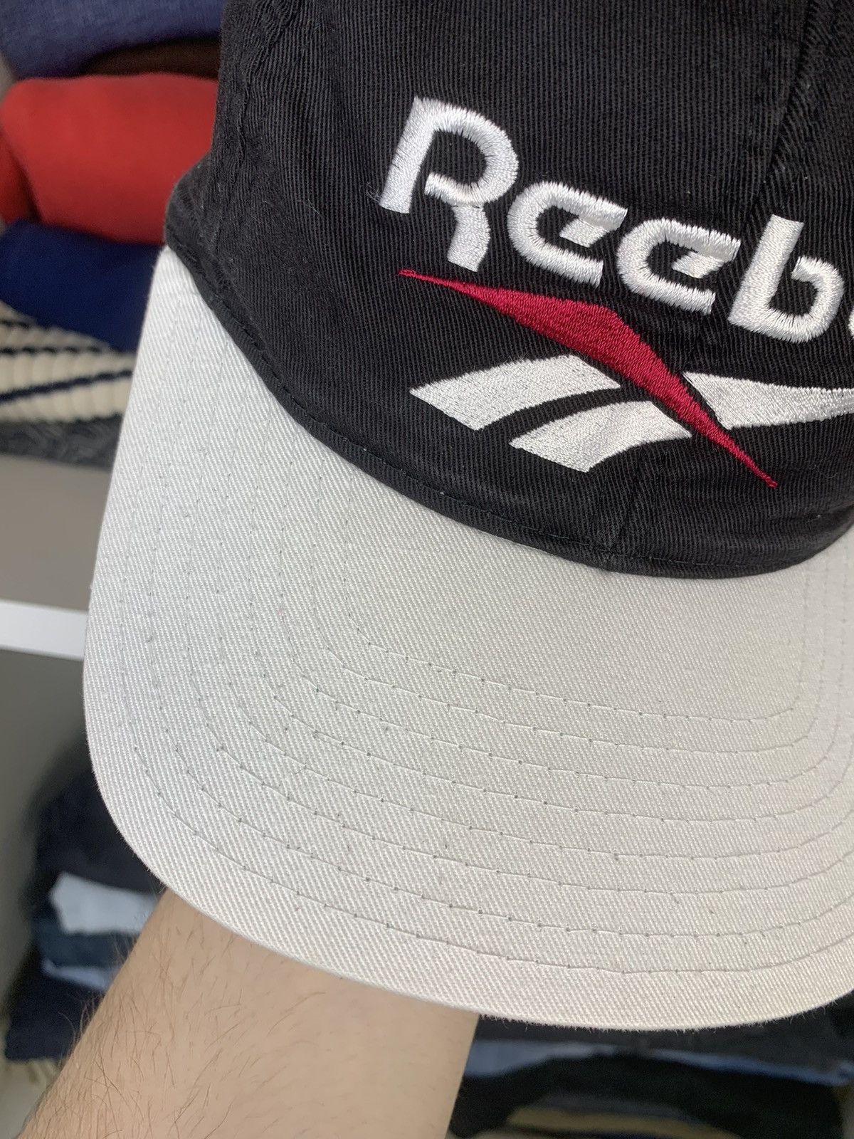 Reebok × Vintage Vintage Reebok Big Logo Hat Cap Size ONE SIZE - 6 Thumbnail
