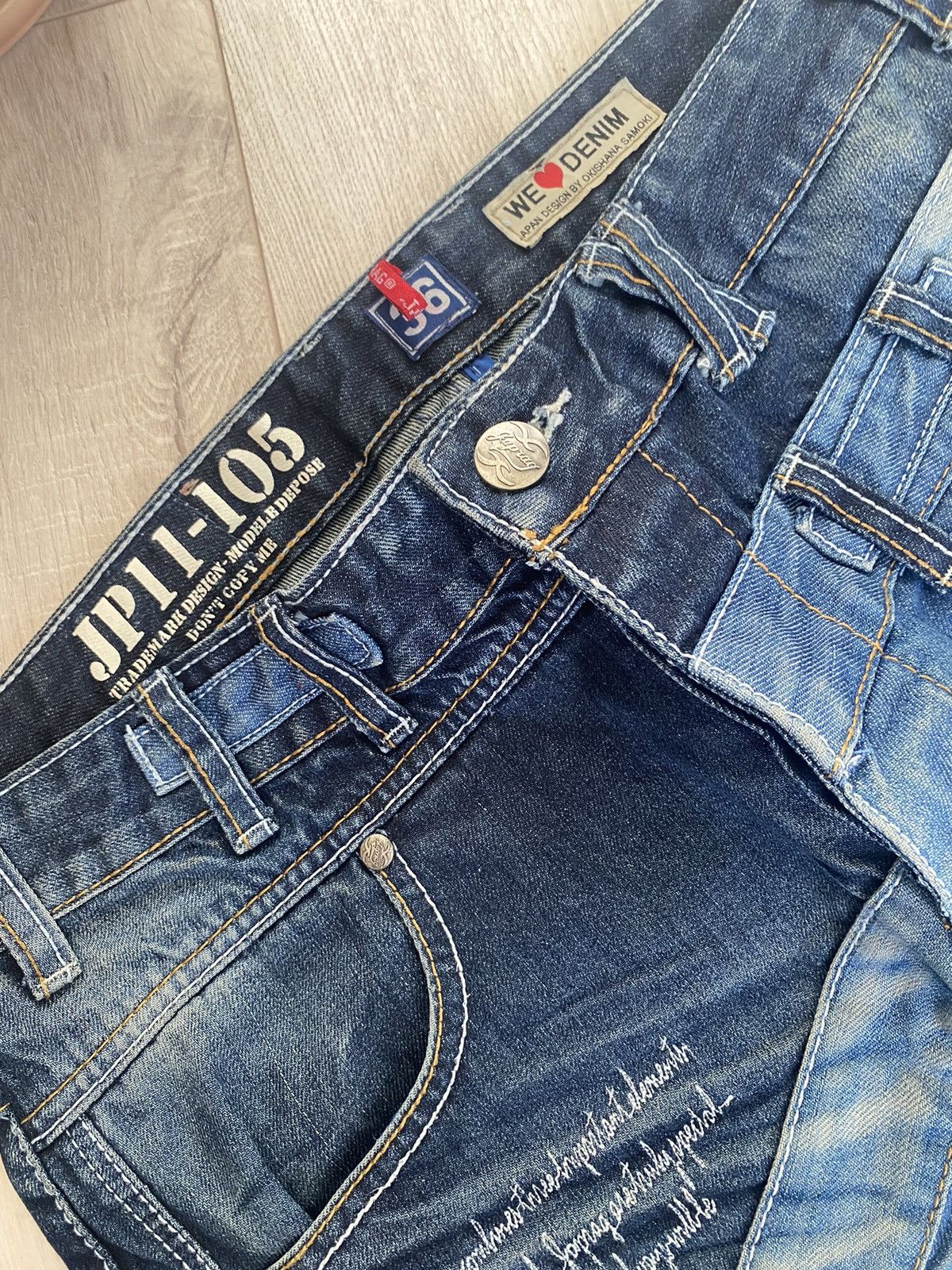 Japanese Brand Vintage Japrag Japanese Avant Garde Jeans Denim Rare Faded Size US 36 / EU 52 - 21 Thumbnail