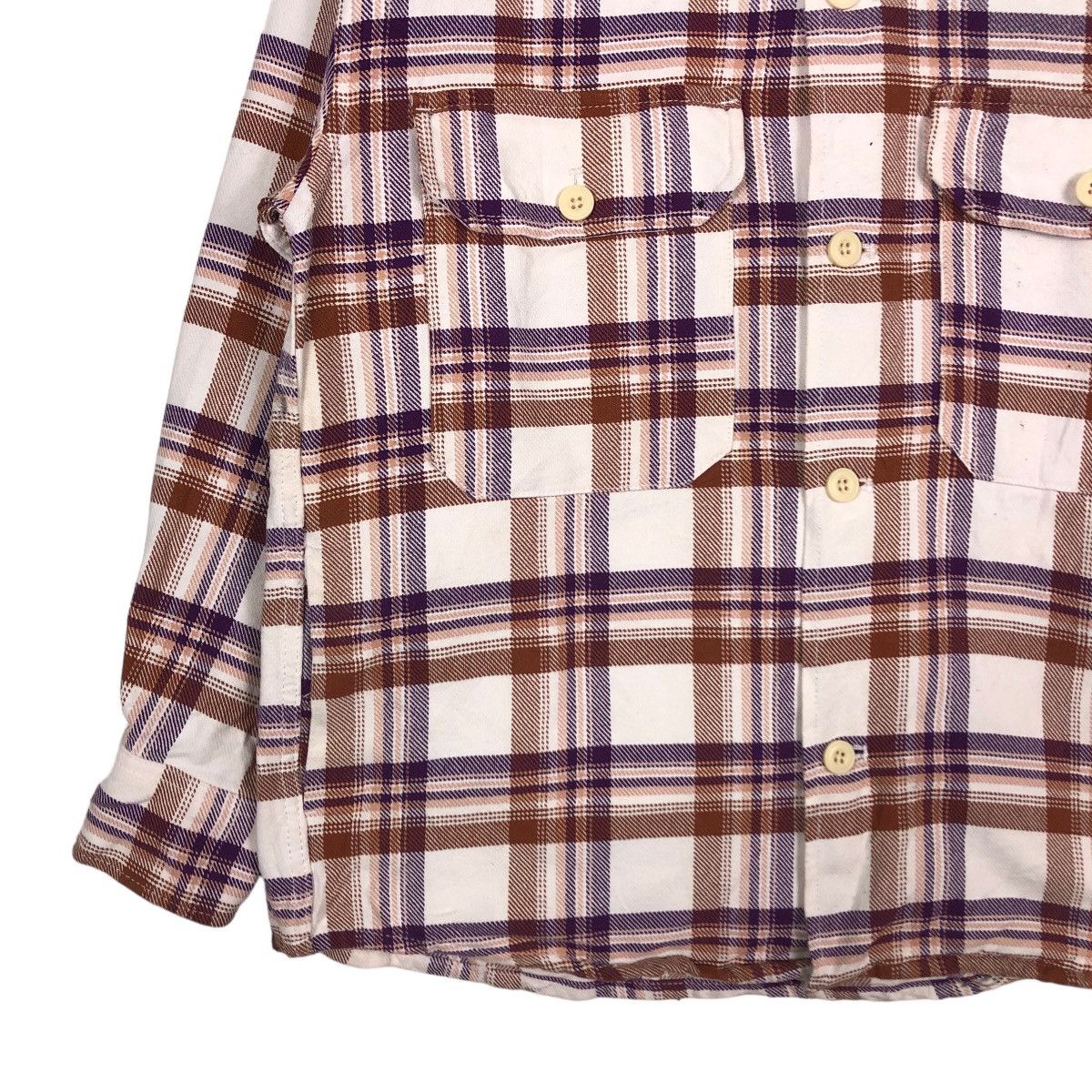 Issey Miyake Vintage Flannel Shirt Jacket GU Japan Tartan Design Checked Size US M / EU 48-50 / 2 - 4 Thumbnail