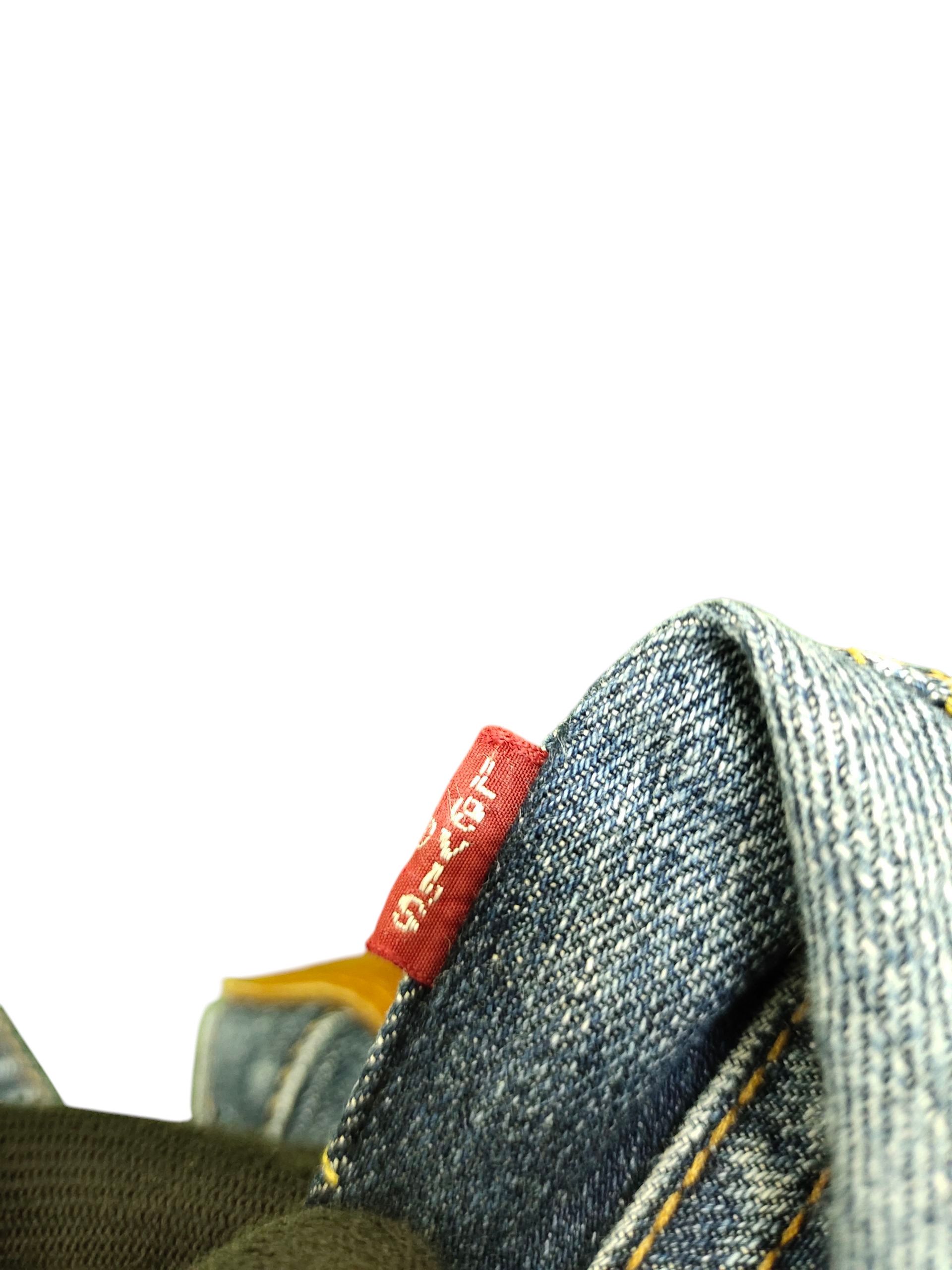 Kapital Vintage Levis 702 Clawmark Distress Faded Denim Jeans Size US 29 - 11 Thumbnail