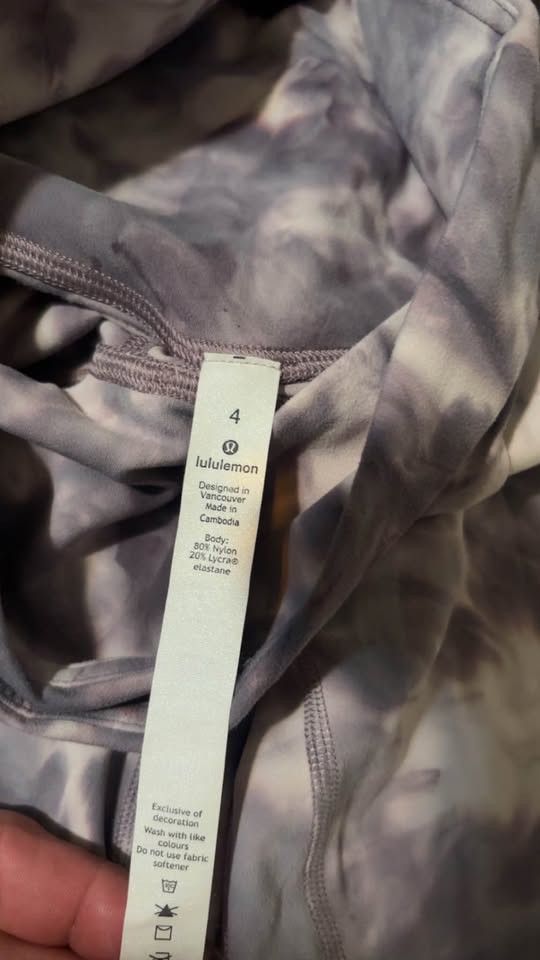 Lululemon Lululemon Align High Rise Diamond Dye Purple leggings Size 27" / US 4 / IT 40 - 4 Thumbnail