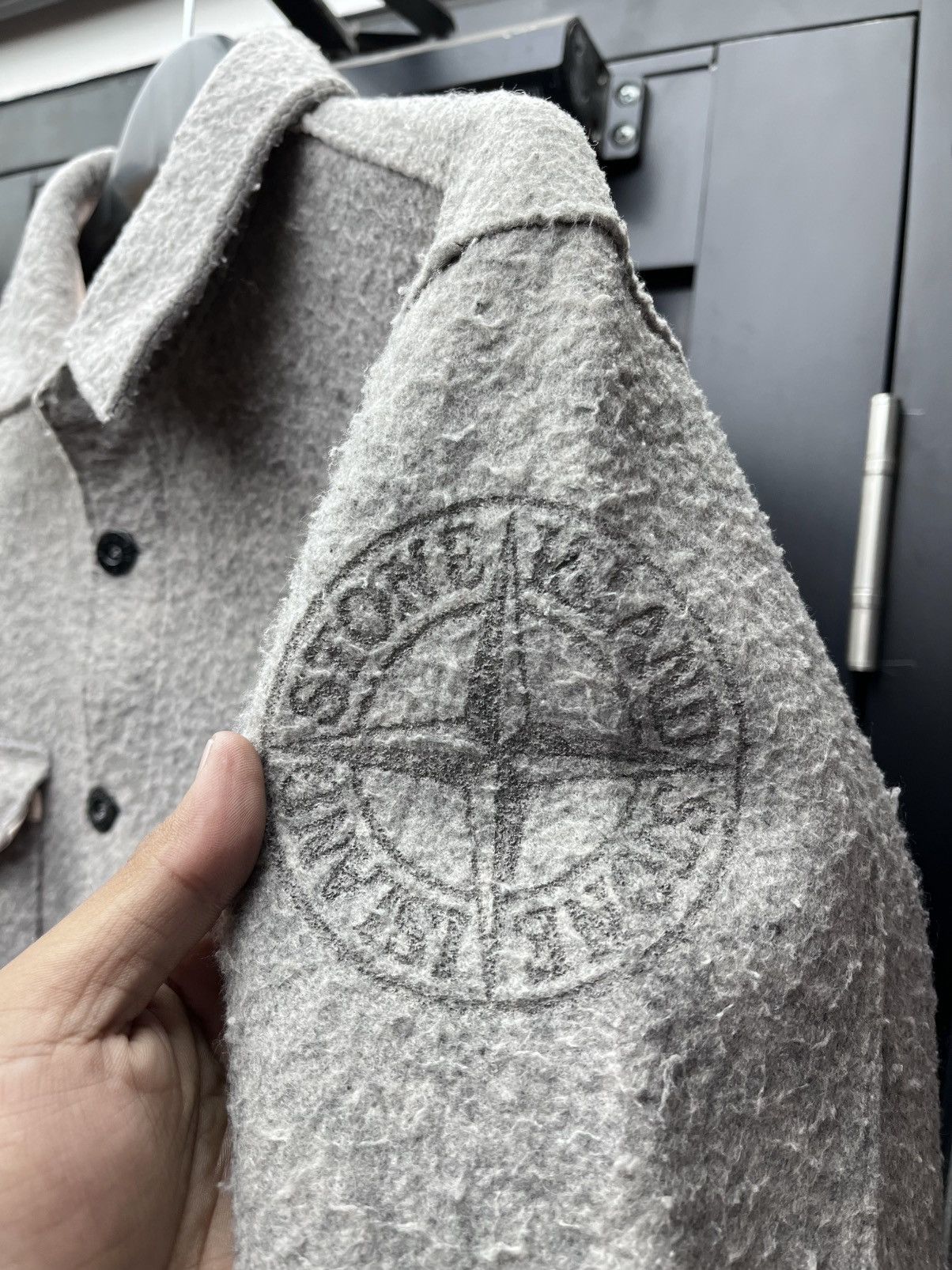 Stone Island Vintage stone island overshirt big logo Size US S / EU 44-46 / 1 - 3 Thumbnail