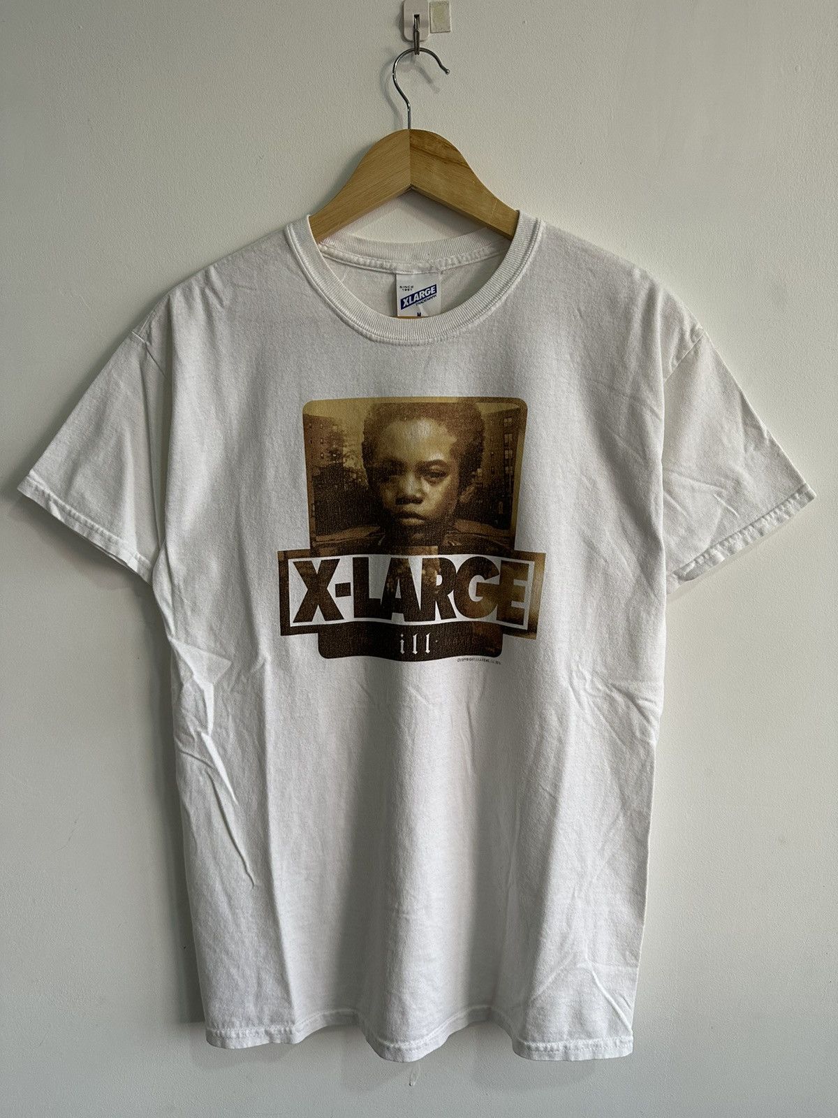 Rap Tees × Vintage × X-LARGE Vintage Y2K X-Large NAS Raptees Streetwear Tshirt Size US M / EU 48-50 / 2 - 1 Thumbnail