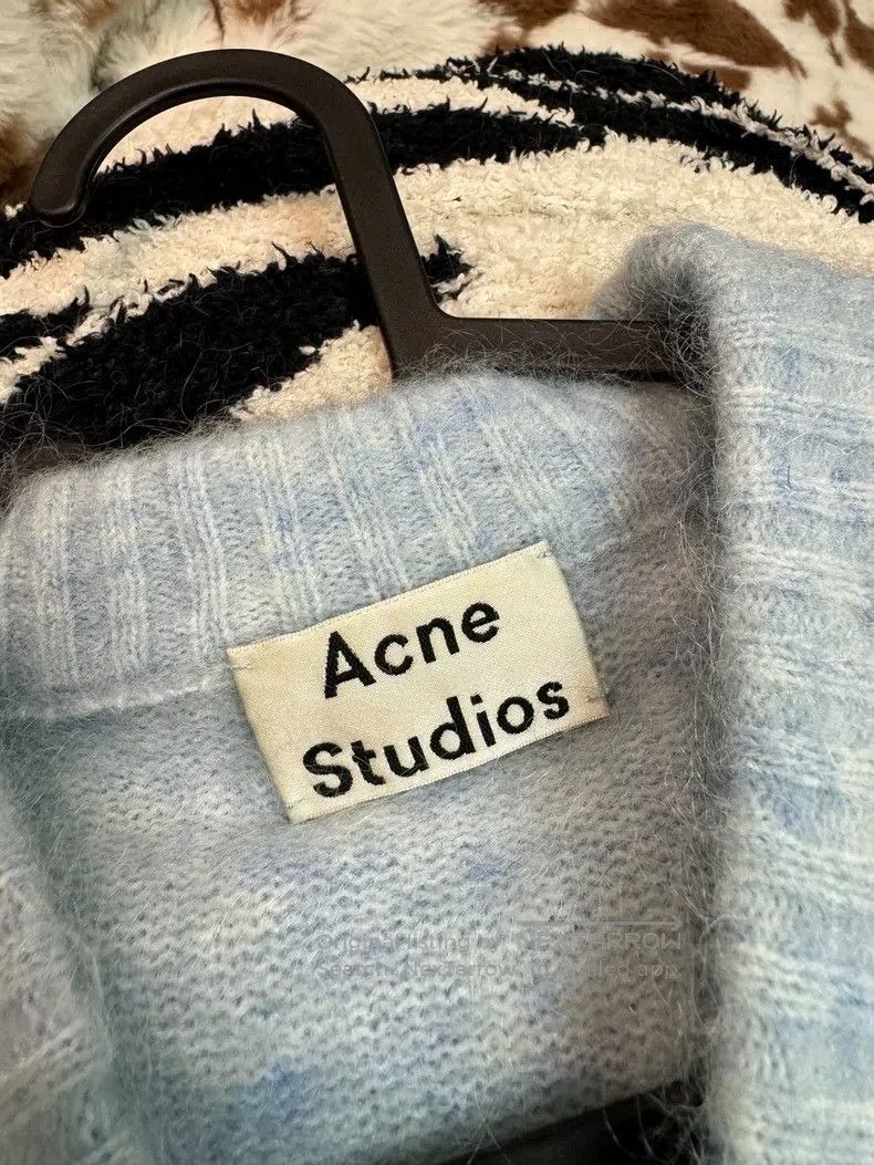 Acne Studios Acne Studios Mohair gradient blue knitted sweater Size XXS / US 00 / IT 34 - 3 Thumbnail