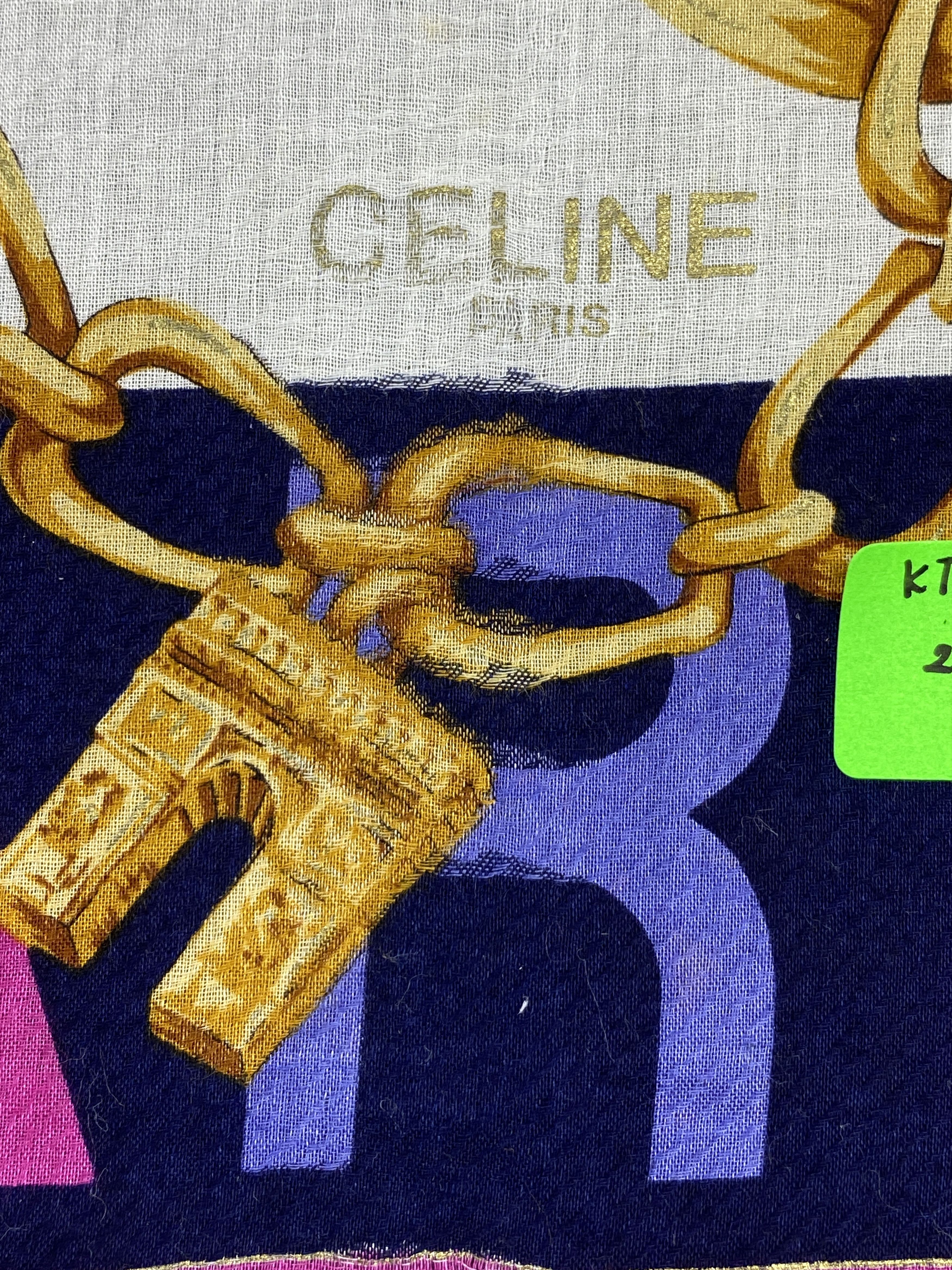 Celine Vintage Celine Handkerchief / Neckerchief KT0133 Size ONE SIZE - 8 Thumbnail