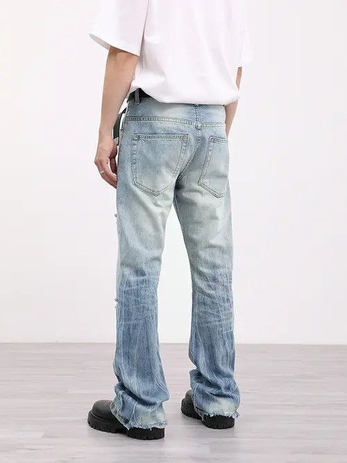 VIBE Street 90s hiphop washed skateboard hip-hop jeans Size US 29 - 2 Thumbnail