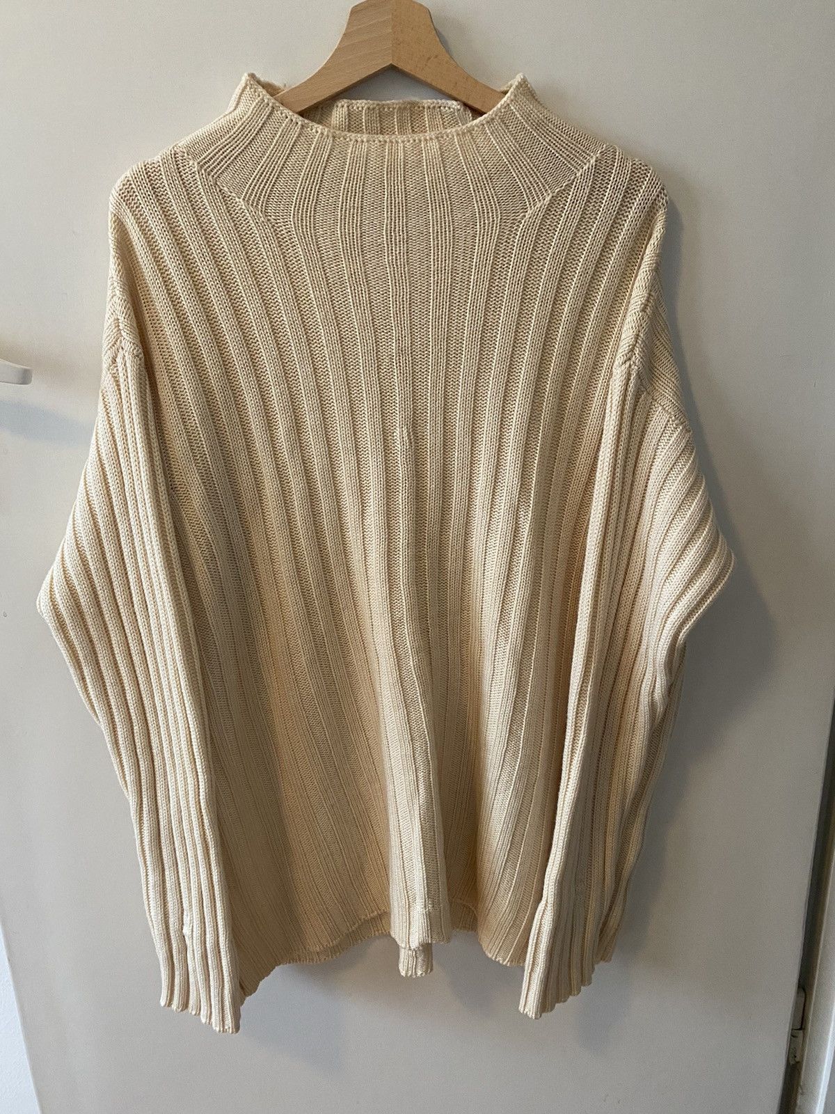 image of C P Company Vintage Cp Company Knitwear Sweater Pullover Ivory Sz- 4 Xl, Men's