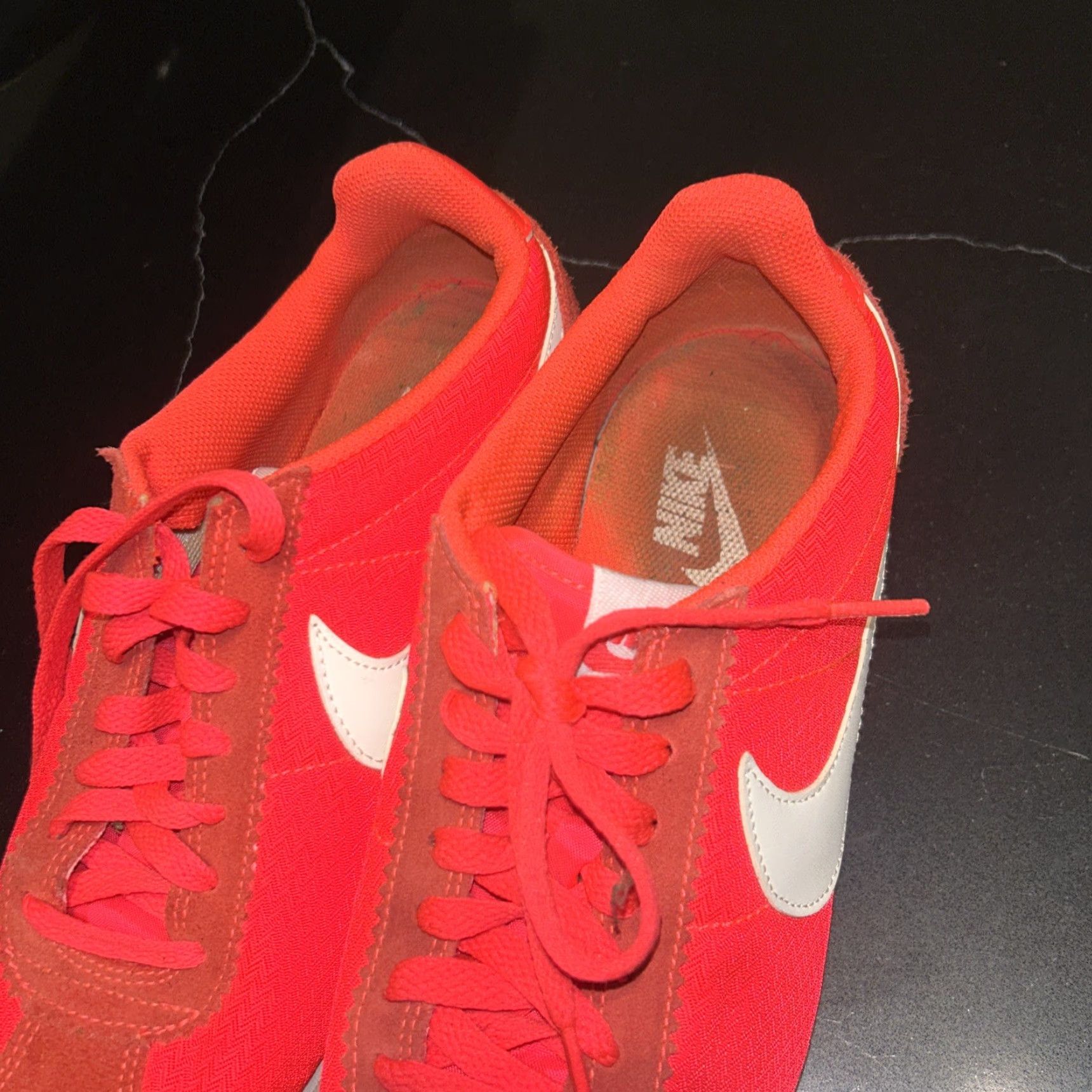Nike Nike Women’s Classic Cortez Sneaker 749864-810 Nylon Neon Orange Pink Low Top Lace Up Athletic Shoes Women US 8/UK 5/Shoes 2016 Size US 5 / IT 35 - 3 Thumbnail