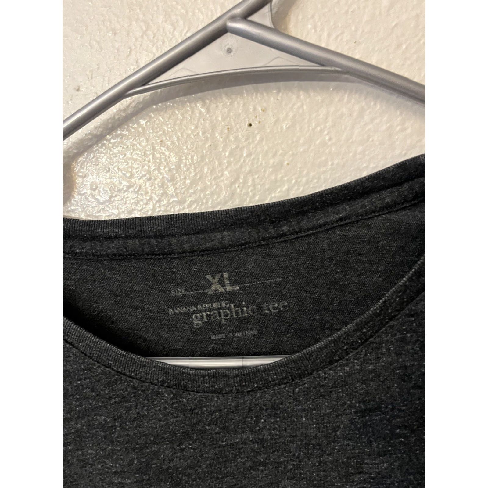Banana Republic Banana Republic Shirt XL Mens Short Sleeve Gray Hashtag Music T-Shirt Size US XL / EU 56 / 4 - 2 Thumbnail