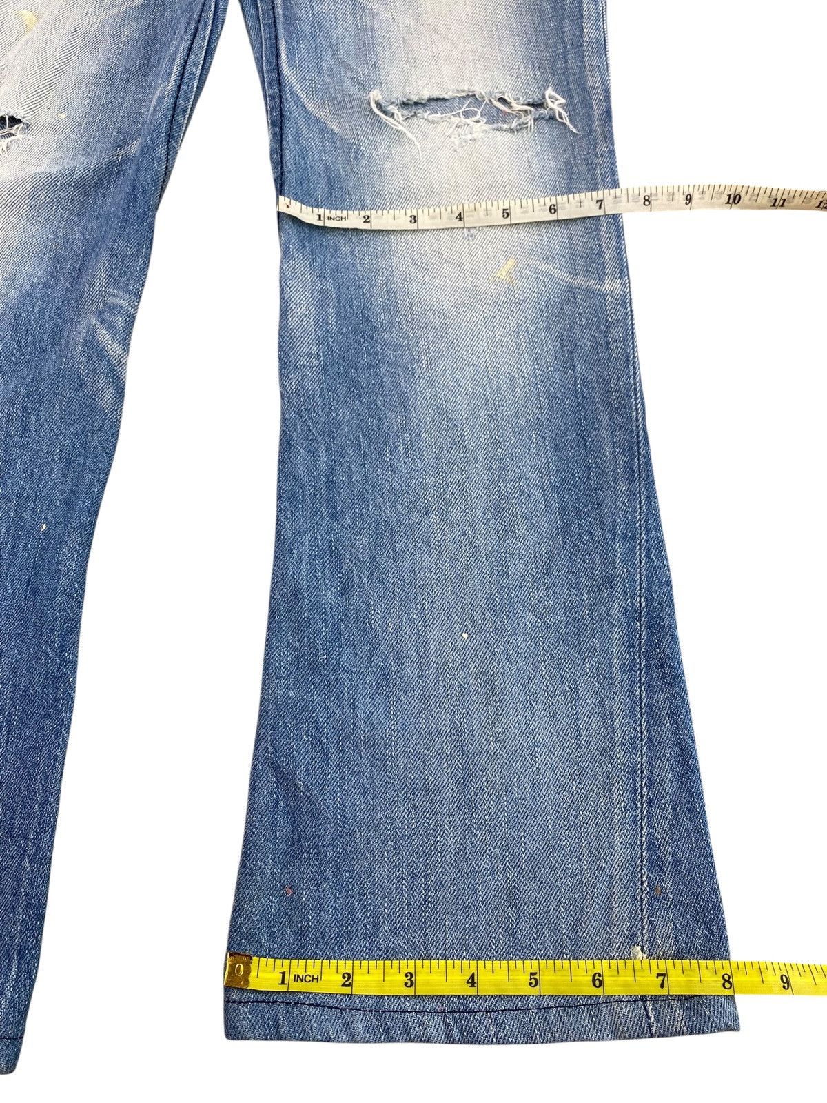 Edwin Edwin Faded Wash Distressed Style Bootcut Jeans Size US 30 / EU 46 - 12 Thumbnail