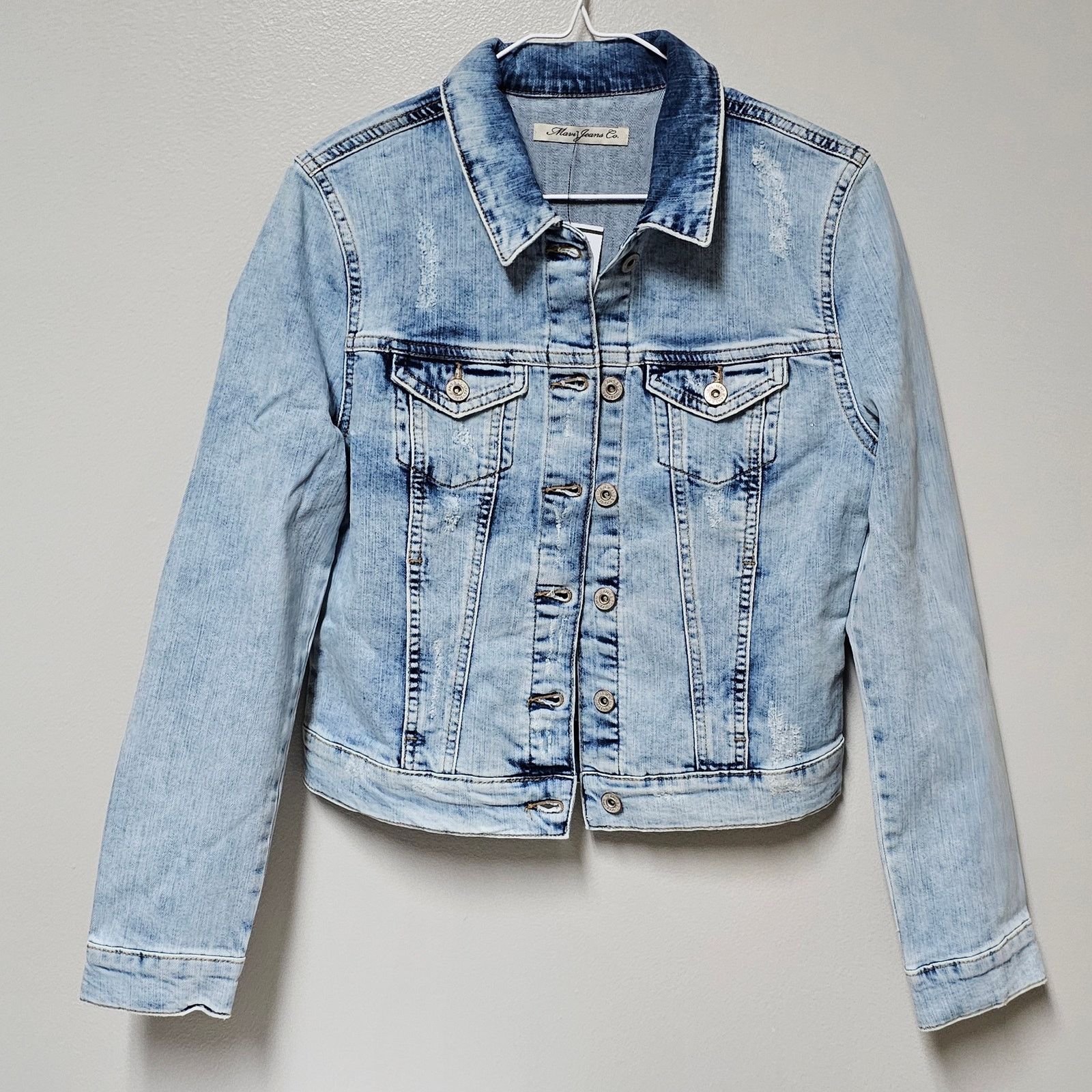 Mavi NWT Women's MAVI Denim Distressed Jacket - Sample SZ Small Size S / US 4 / IT 40 - 1 Thumbnail