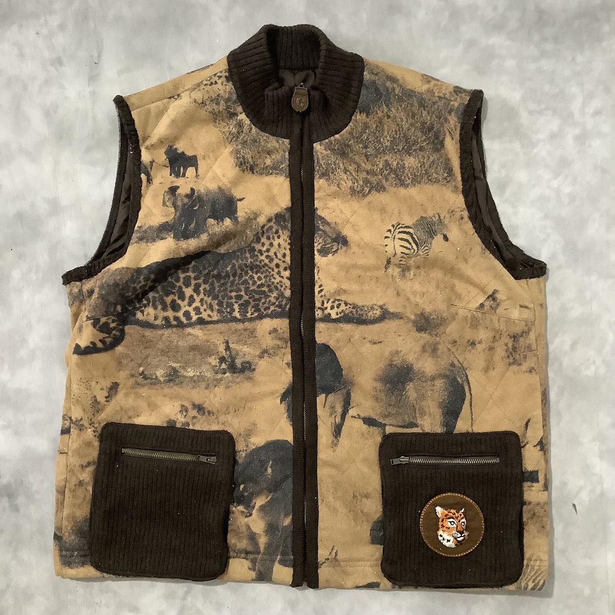 Art Comes First × Japanese Brand Need Gone❗️ Animal All Over Printed Vest La Moda Goji Size US M / EU 48-50 / 2 - 1 Thumbnail