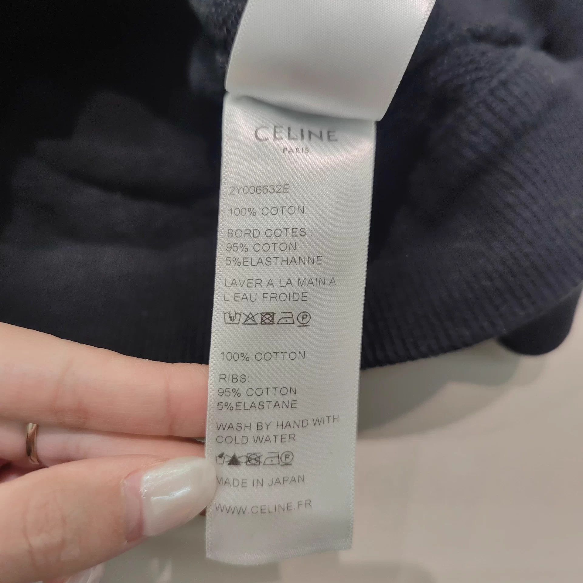 Celine Celine Black 99 New Sweatshirt S Size Size S / US 4 / IT 40 - 6 Thumbnail