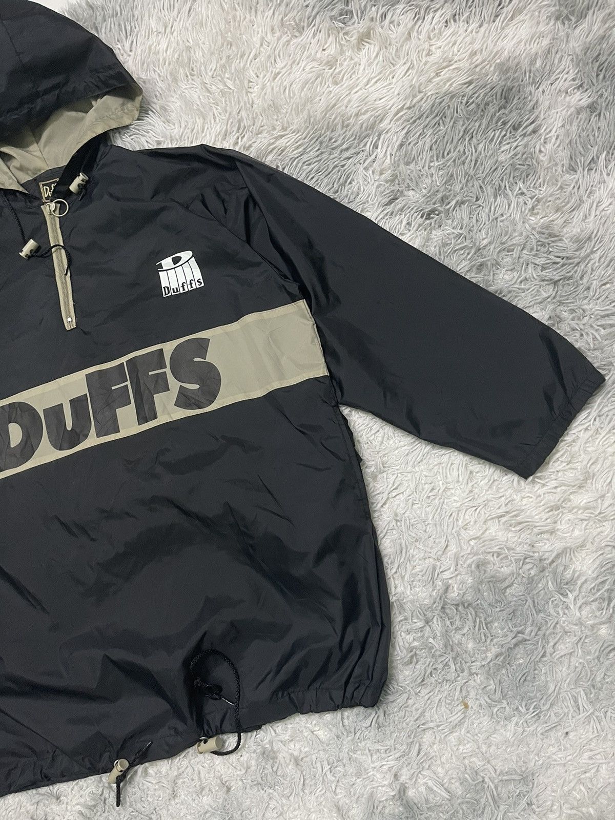 Other RARE 90s DUFFS SKATEBOARD HALF ZIPPER WINDBREAKER RARE Size US XL / EU 56 / 4 - 5 Thumbnail