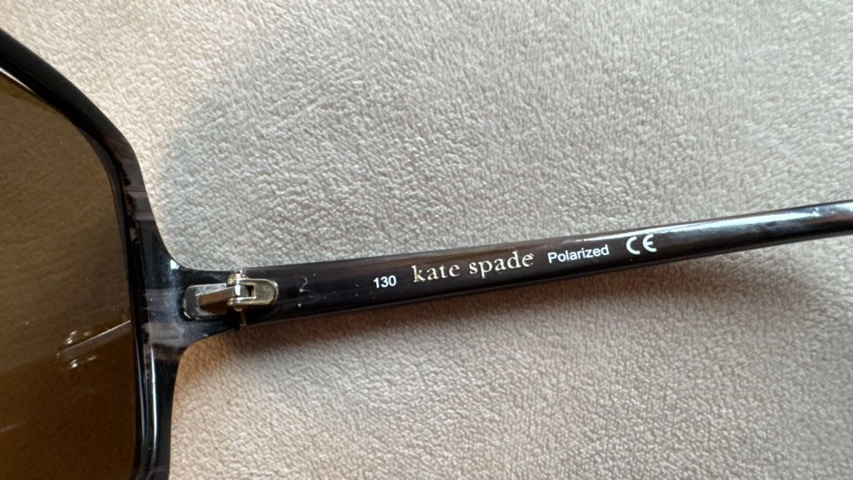 Kate Spade KATE SPADE Brown oversized sunglasses yellow lenses Size ONE SIZE - 12 Thumbnail