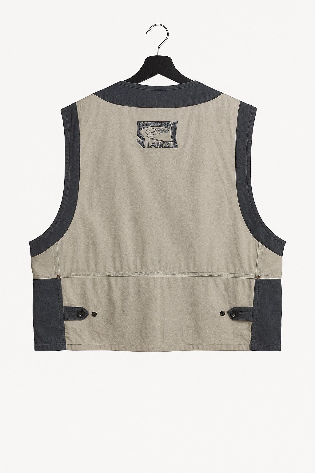 Lancel Vintage Lancel Paris TwoTone Utility Vest Embroidered Native Size US XL / EU 56 / 4 - 2 Thumbnail