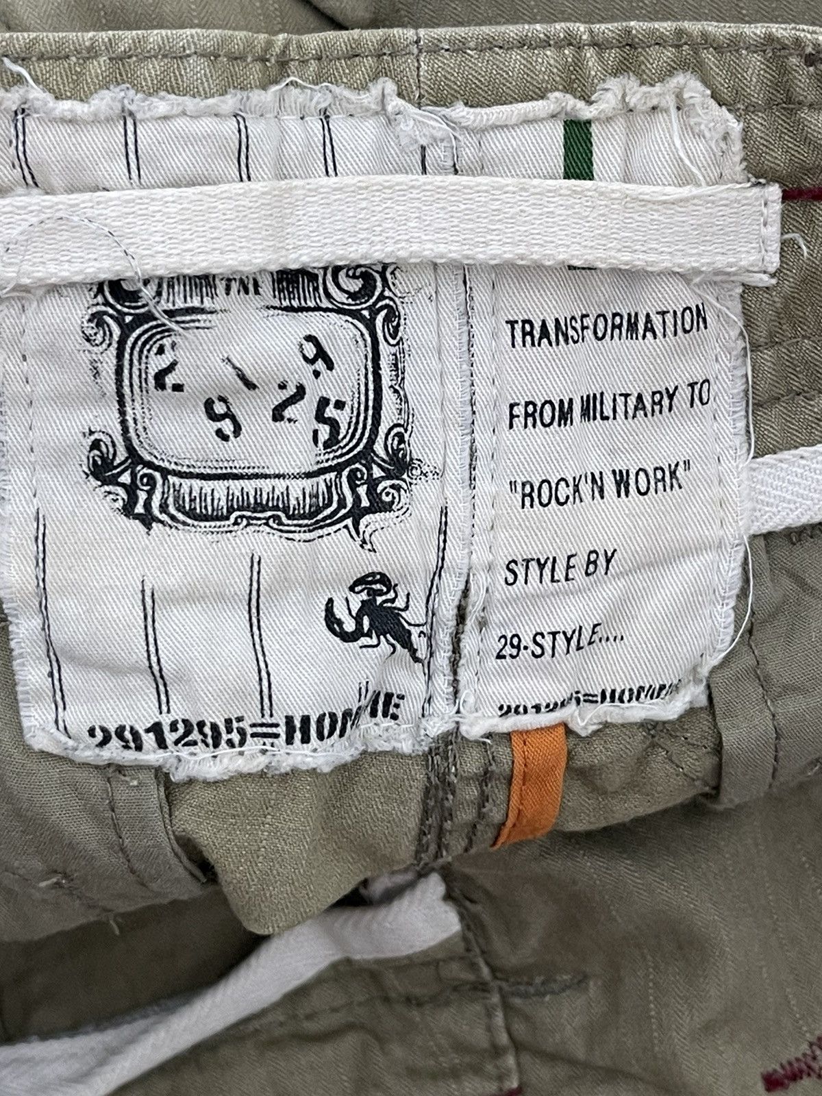 Japanese Brand Loose Cargo 291295 Homme Multi Pockets Boro 6🟦7 Size US 34 / EU 50 - 18 Thumbnail