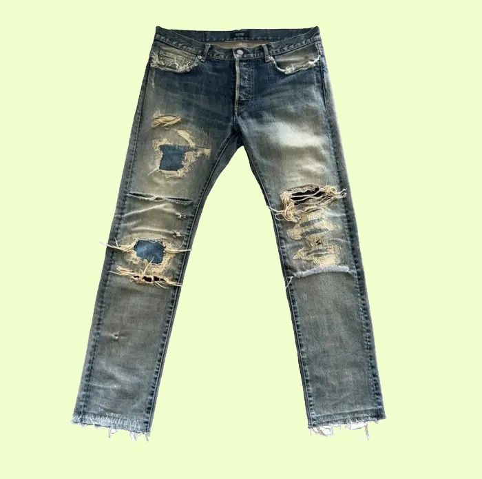 Undercover SS10 Undercover 68 Black Yarn Denim | Grailed