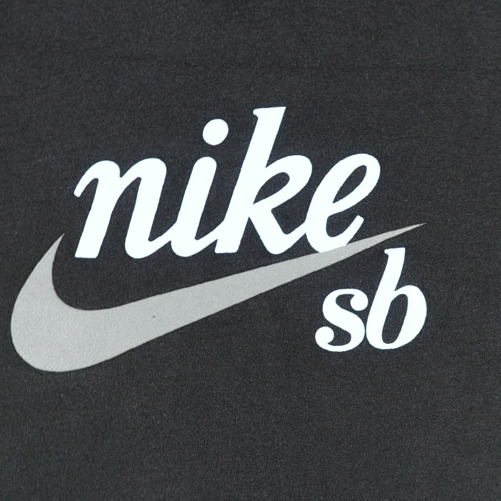 Nike Nike Hoodie Mens Large Black SB Skateboarding SB Big Swoosh Skater Sweatshirt VINTAGE Size US L / EU 52-54 / 3 - 4 Thumbnail