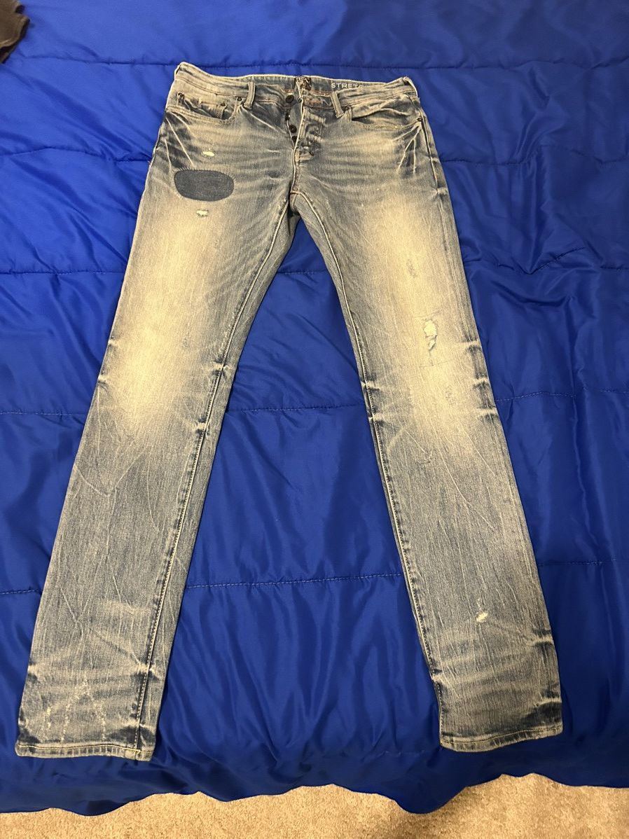 Prps Prp Jeans Light/Faded Blue Denim Size US 33 - 1 Thumbnail