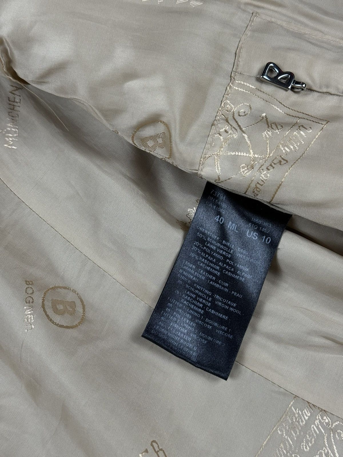 Bogner Wool alpaka coat Bogner original streetwear luxury item Size L / US 10 / IT 46 - 5 Thumbnail