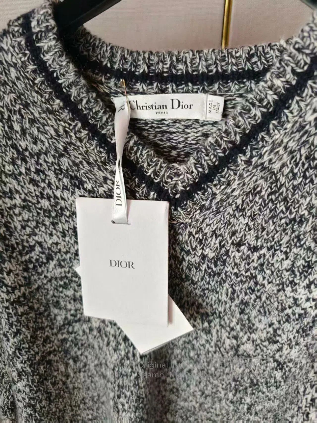 Dior Dior Women's Gray Knit Top. Size M / US 6-8 / IT 42-44 - 2 Thumbnail