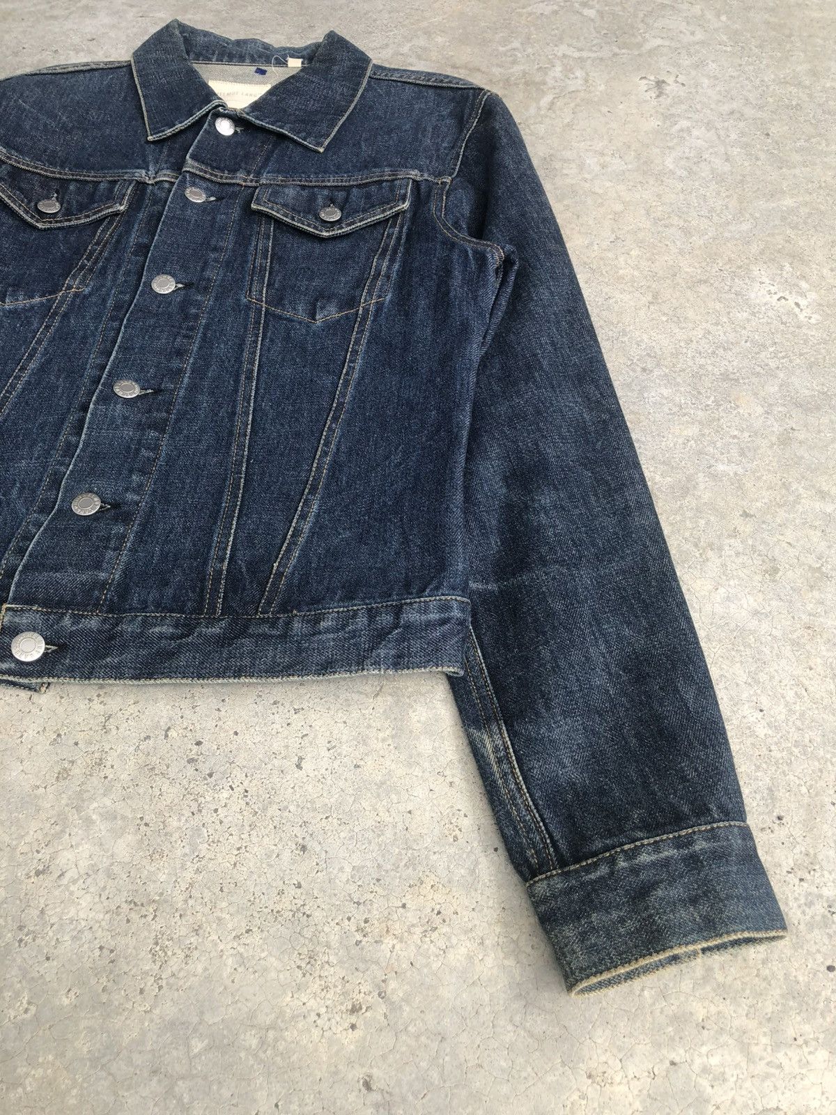 Helmut Lang Helmut Lang Classic Raw Denim Jacket Size US L / EU 52-54 / 3 - 8 Thumbnail