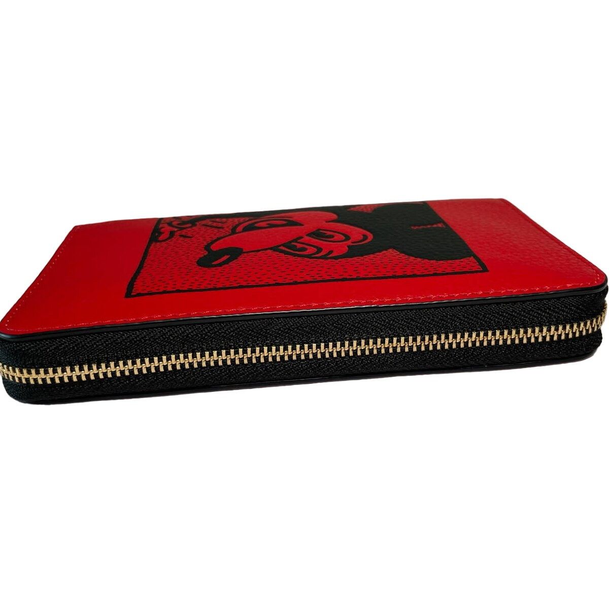 Coach Coach Disney Mickey Keith Haring Medium Id Zip Wallet Size ONE SIZE - 5 Thumbnail