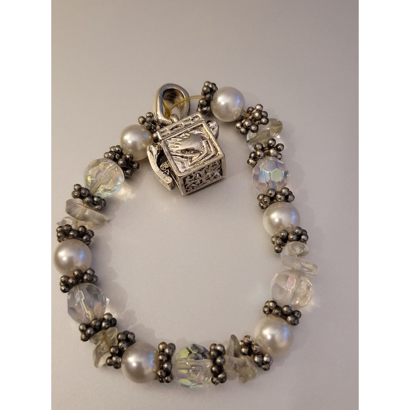 Other Prayer Box stretch Adjustable Charm Bracelet fits Sm/Med Size ONE SIZE - 1 Thumbnail