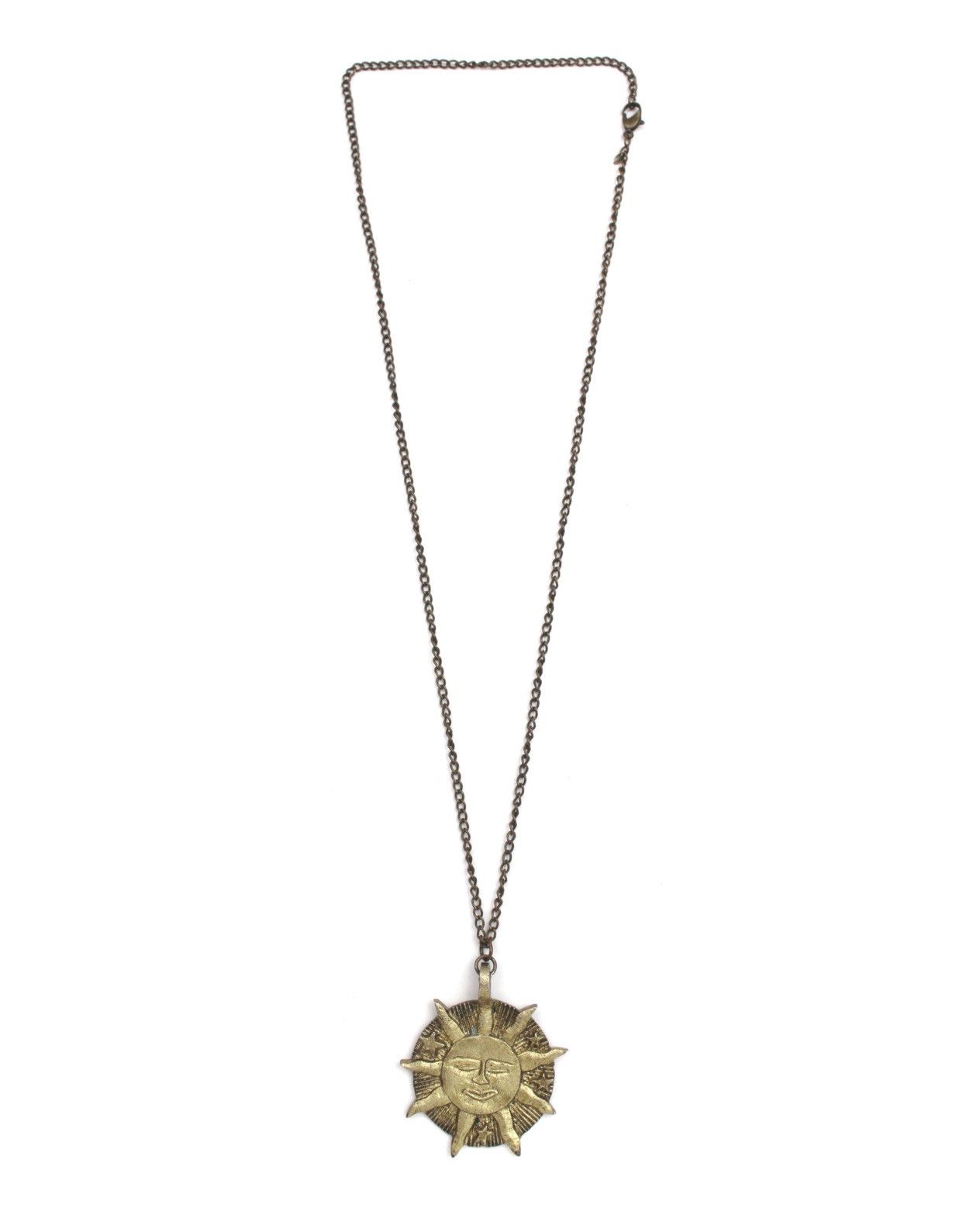 Hysteric Glamour 2000S JAPANESE MADE SUN FACE & STARS MEDALLION NECKLACE Size ONE SIZE - 2 Thumbnail