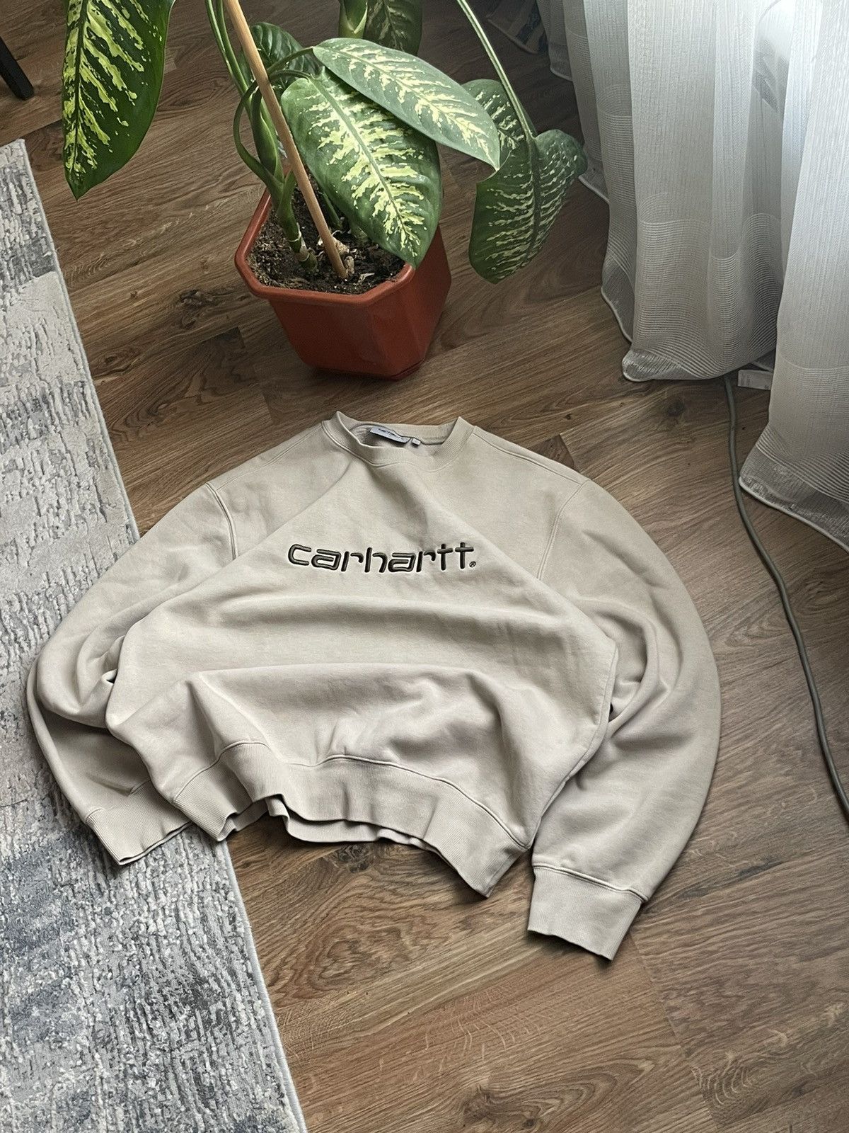 Carhartt Wip × Vintage Carhartt WIP big logo sweatshirt Size US L / EU 52-54 / 3 - 2 Thumbnail