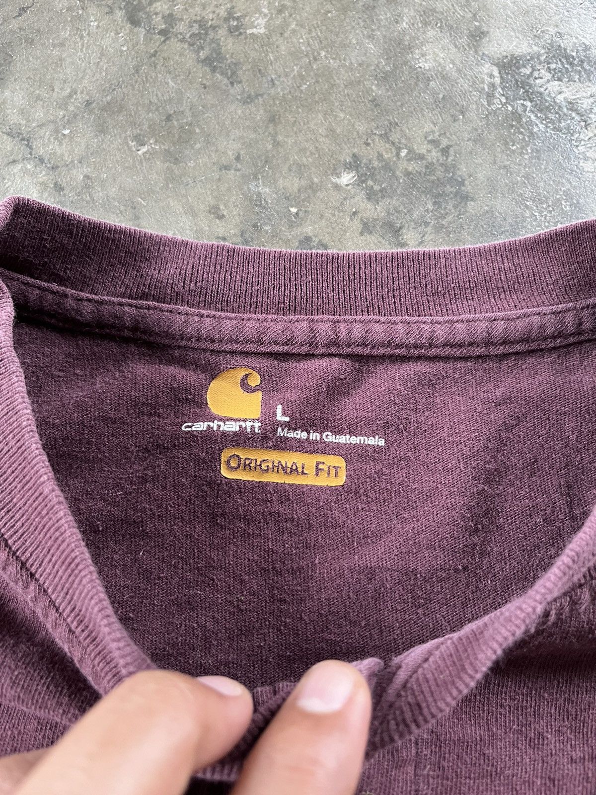 Carhartt × Vintage ⚡️STEALS⚡️Carhartt Single Pocket Half Button Long Sleeve Size US L / EU 52-54 / 3 - 4 Thumbnail