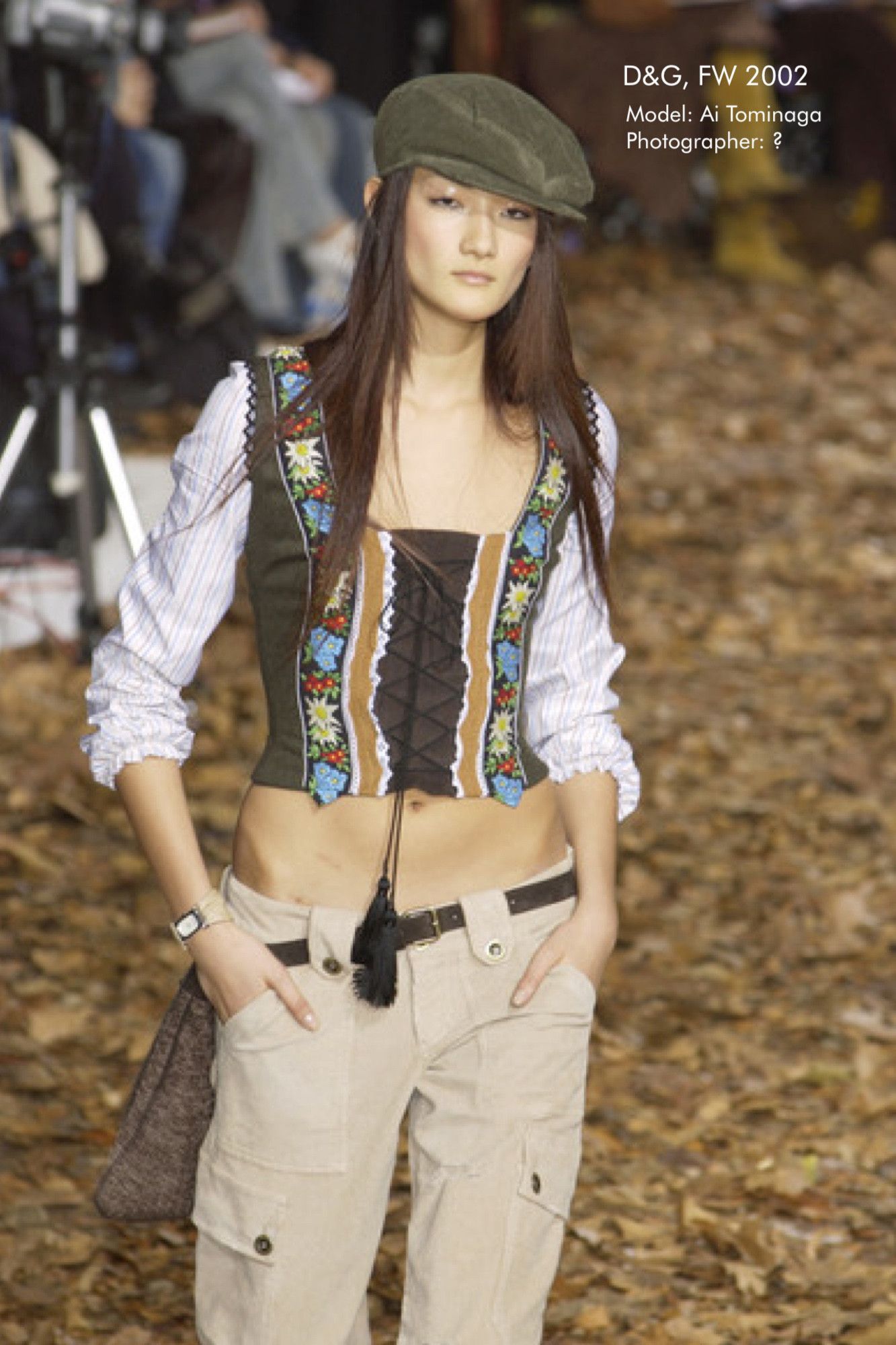 Dolce & Gabbana Dolce & Gabbana FW 2002 Bustier Dirndl Cottage Top (S) Size S / US 4 / IT 40 - 2 Thumbnail