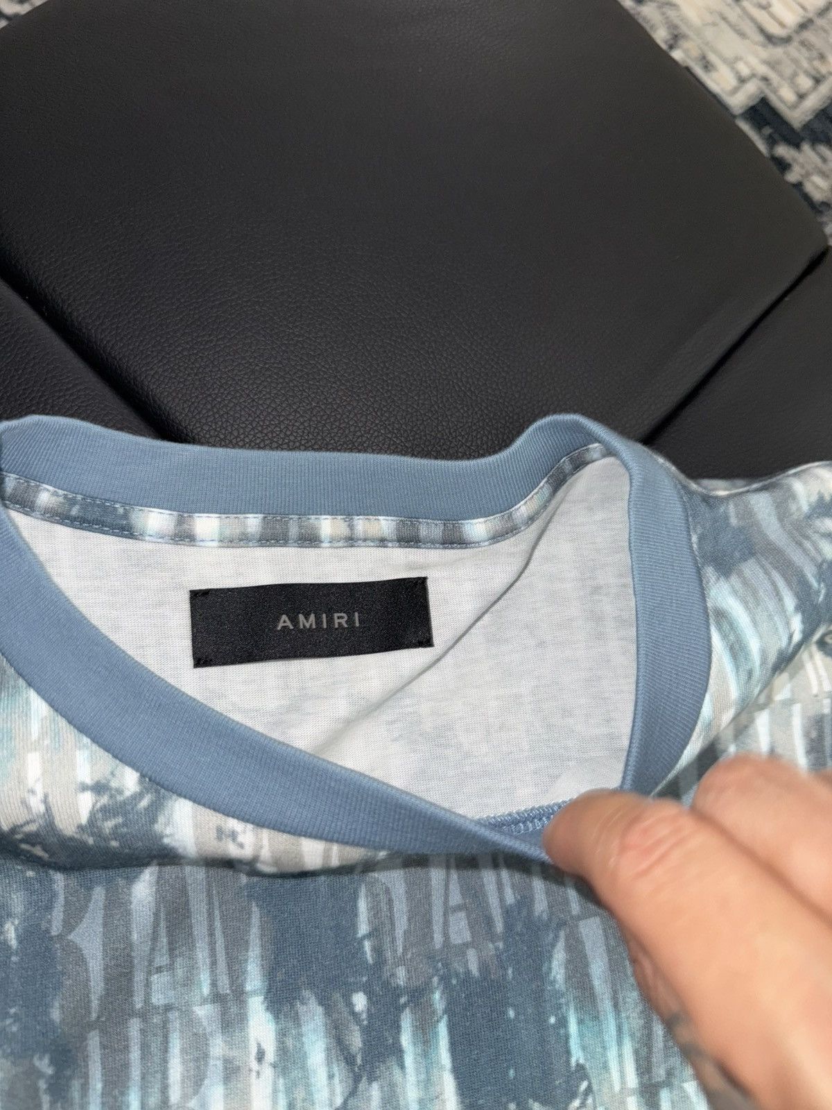 Amiri Amiri gradient logo t shirt Size US L / EU 52-54 / 3 - 2 Thumbnail