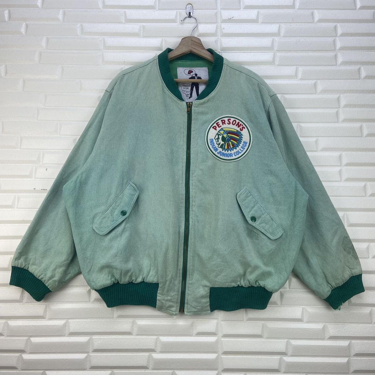 PERSON'S × Vintage Vintage Person’s Indian Junior College Loose Oversize Jacket Size US L / EU 52-54 / 3 - 2 Thumbnail