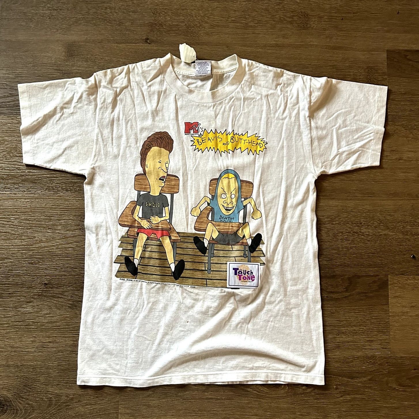 Tonsure Vintage Beavis & Butthead Touch Tone T-Shirt Size US L / EU 52-54 / 3 - 1 Thumbnail