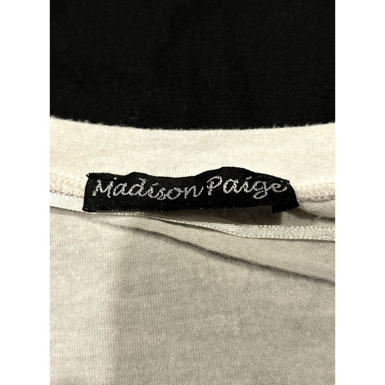Madison Madison Paige Blouse Womens Large Sleeveless Sheer Polyester Top A2 Size L / US 10 / IT 46 - 2 Thumbnail