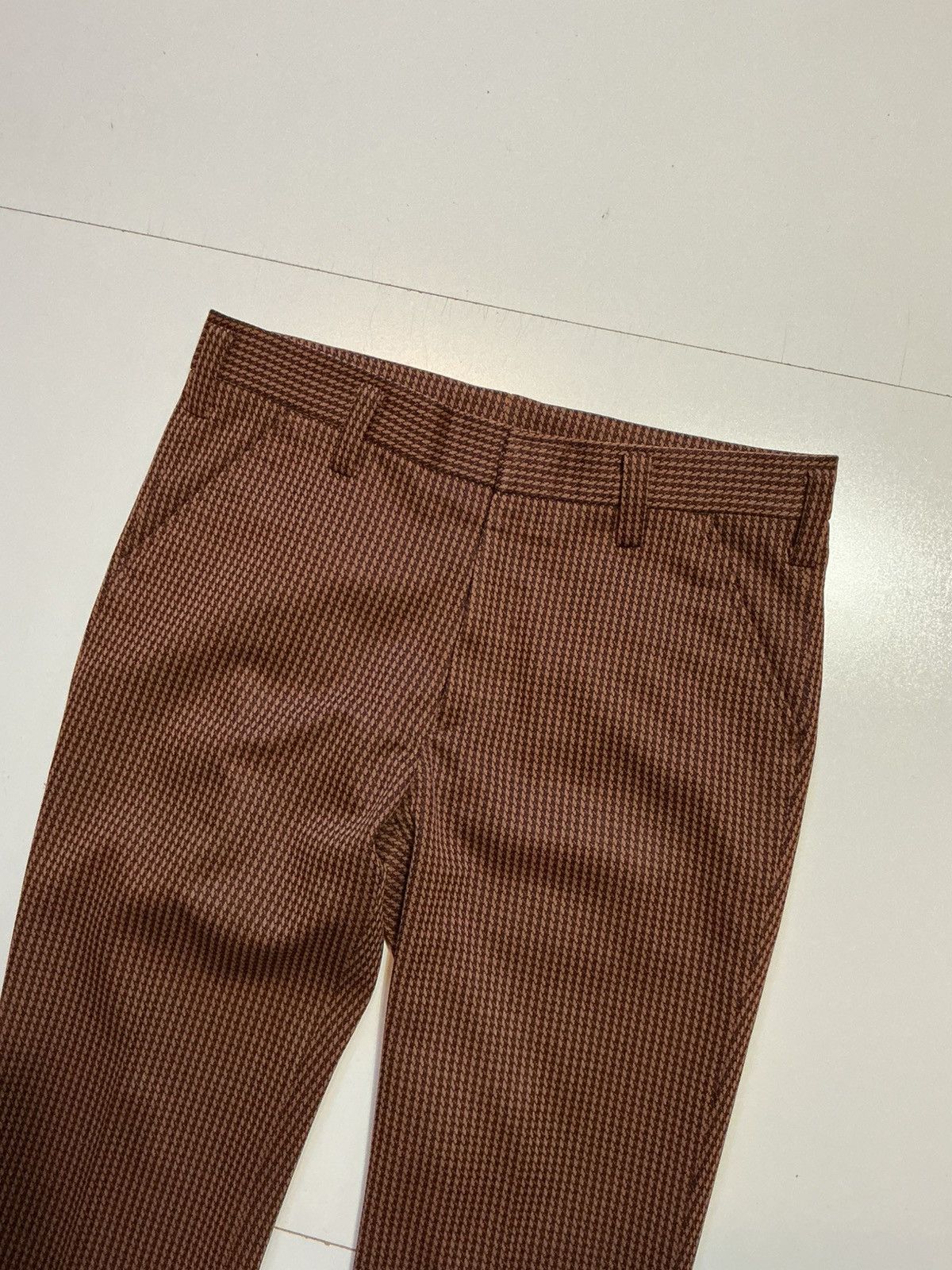 Vintage Vintage 70s Houndstooth Knit Flare Disco Leisure Dress Pants Size US 34 / EU 50 - 5 Thumbnail
