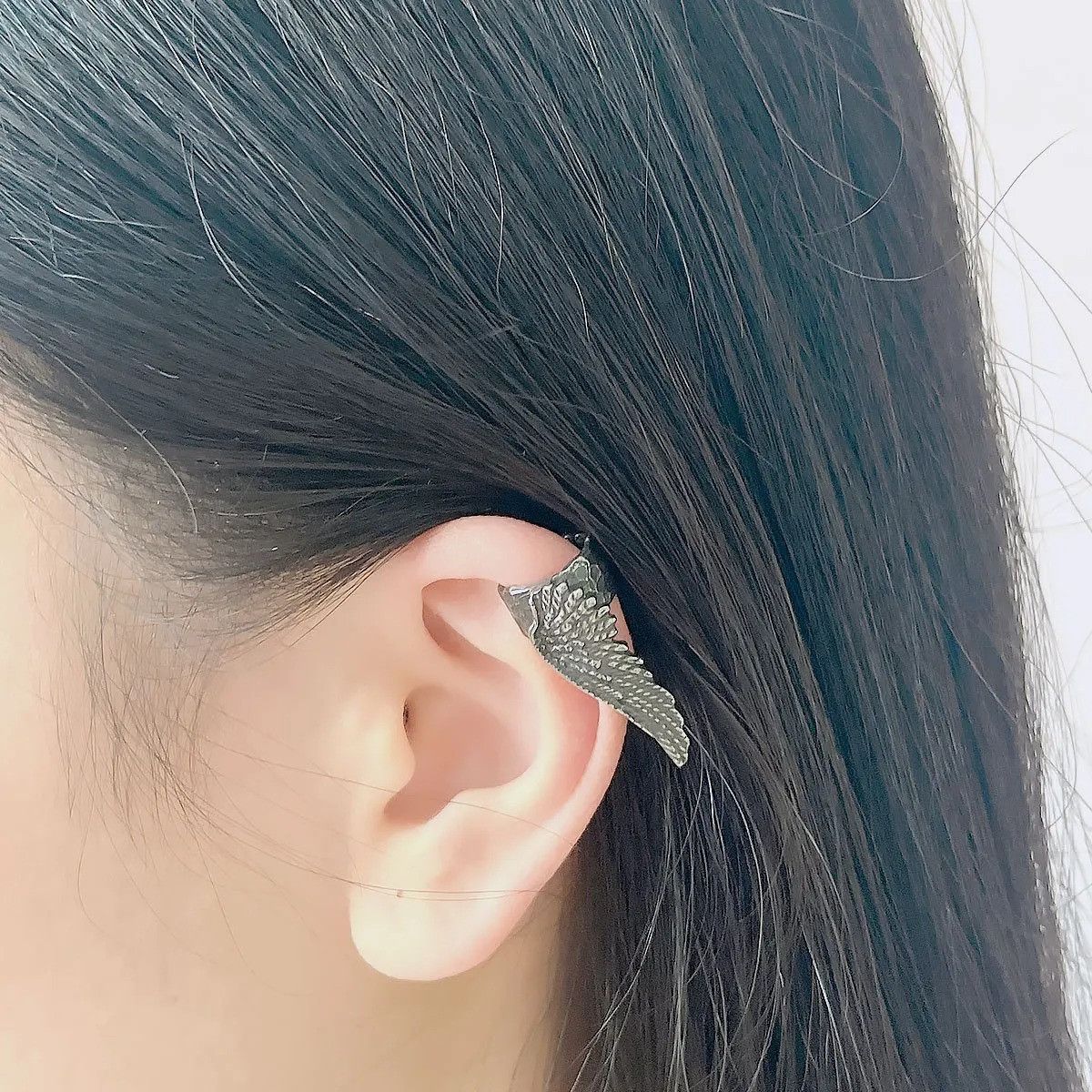 Vintage Angel Wings Clip On Earrings Size ONE SIZE - 3 Thumbnail