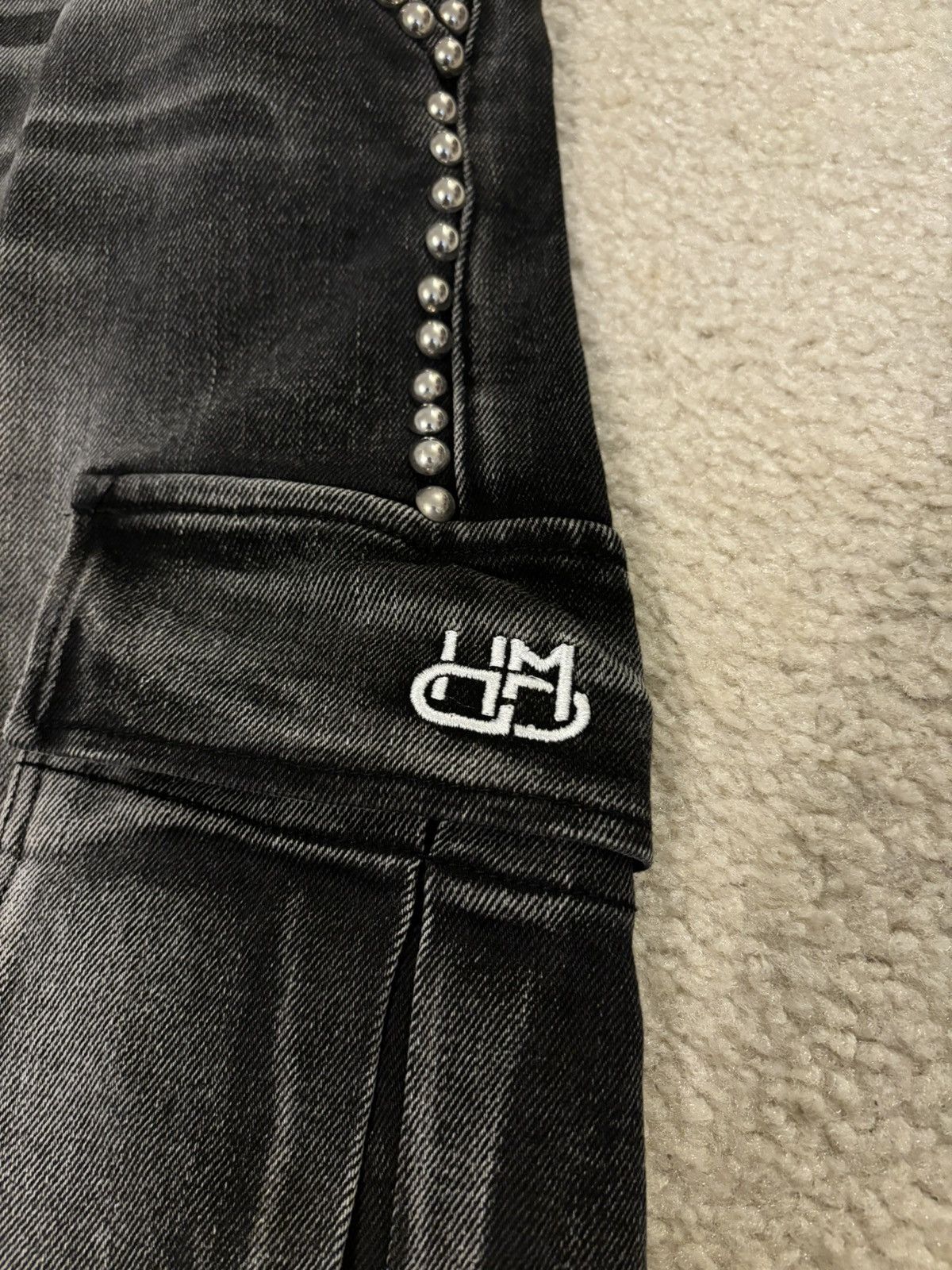 HMDD Happy Memories Don’t Die HMDD Studded Colossal Jeans Size US 36 / EU 52 - 3 Thumbnail