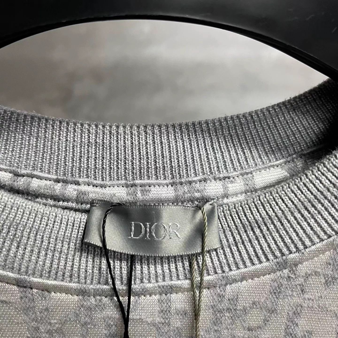 Dior Dior Gray All Over Print Crewneck Short-Sleeve T-Shirt L Size US L / EU 52-54 / 3 - 3 Thumbnail