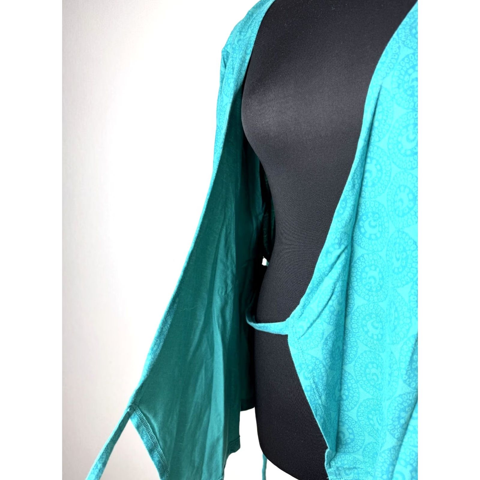 Marimekko marimekko womens XL blue long sleeve wrap shirt Size XL / US 12-14 / IT 48-50 - 3 Thumbnail